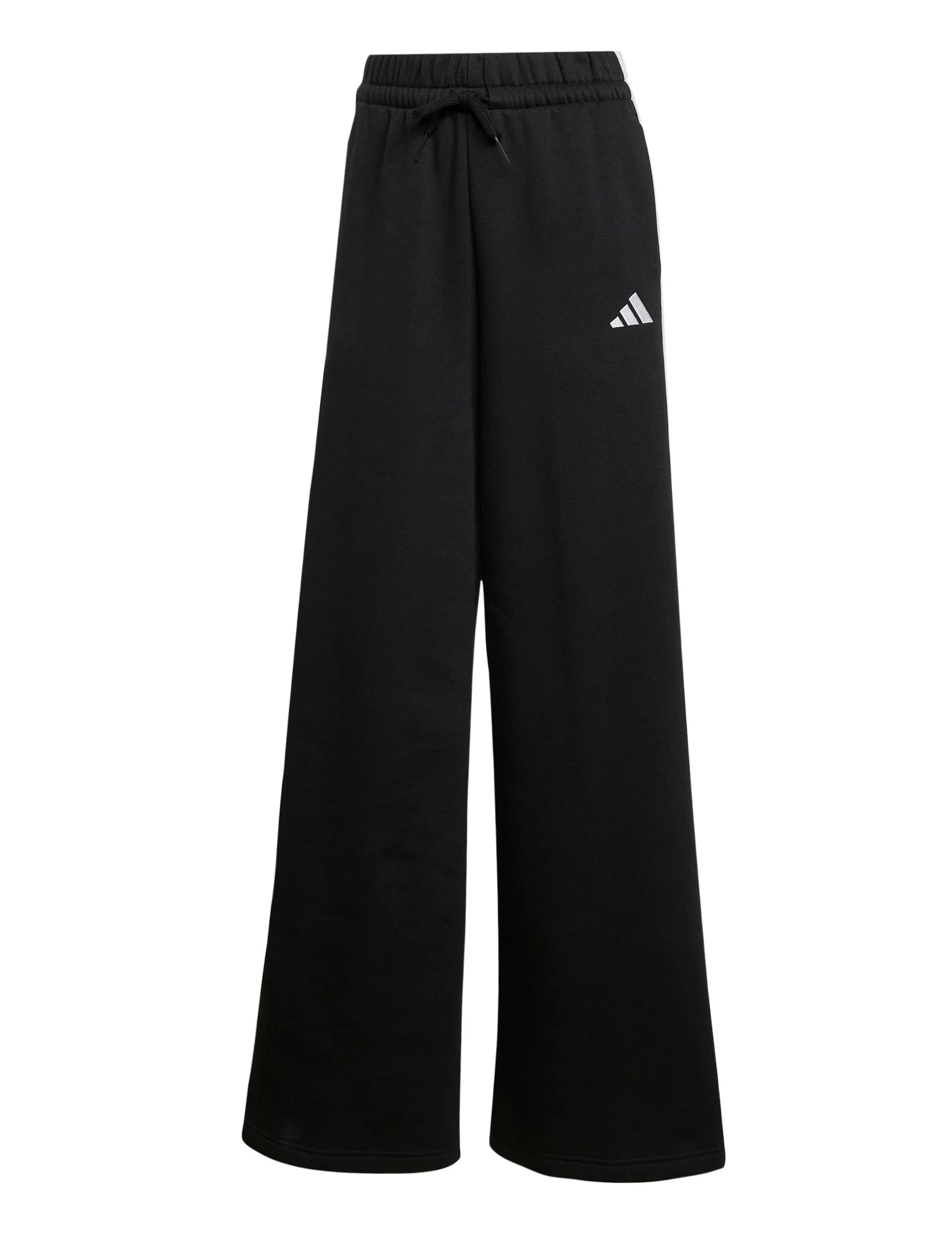 3-Stripes Fleece Wide Pant - Black - Image 6