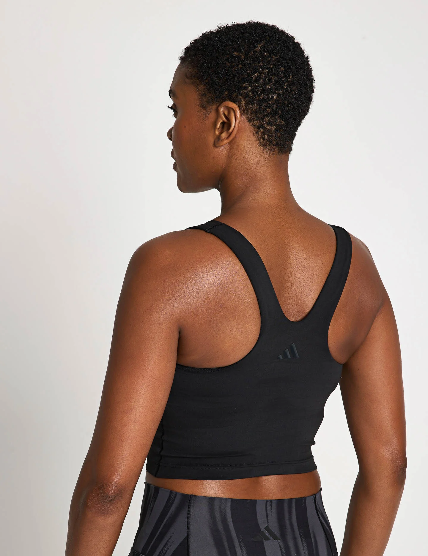 All Me Medium Support Bra Tank Top - Black - Image 2