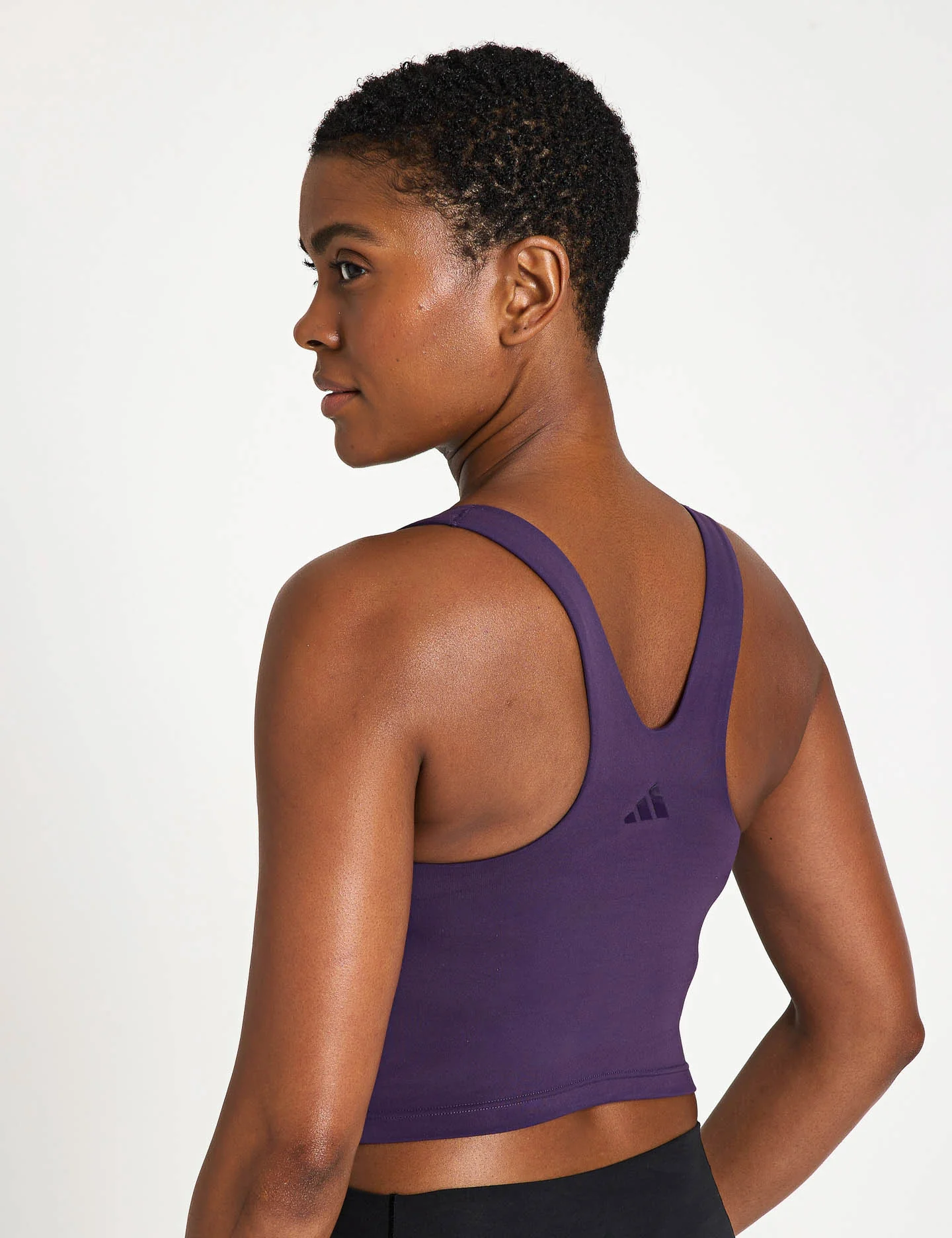 All Me Medium Support Bra Tank Top - Aurora Plum - Image 2