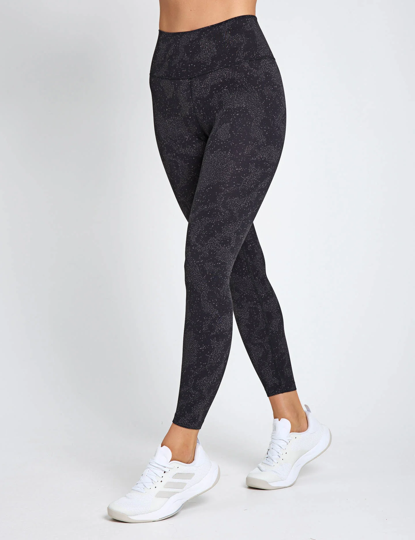 All Me Print 7/8 Leggings - Charcoal/Black - Image 4