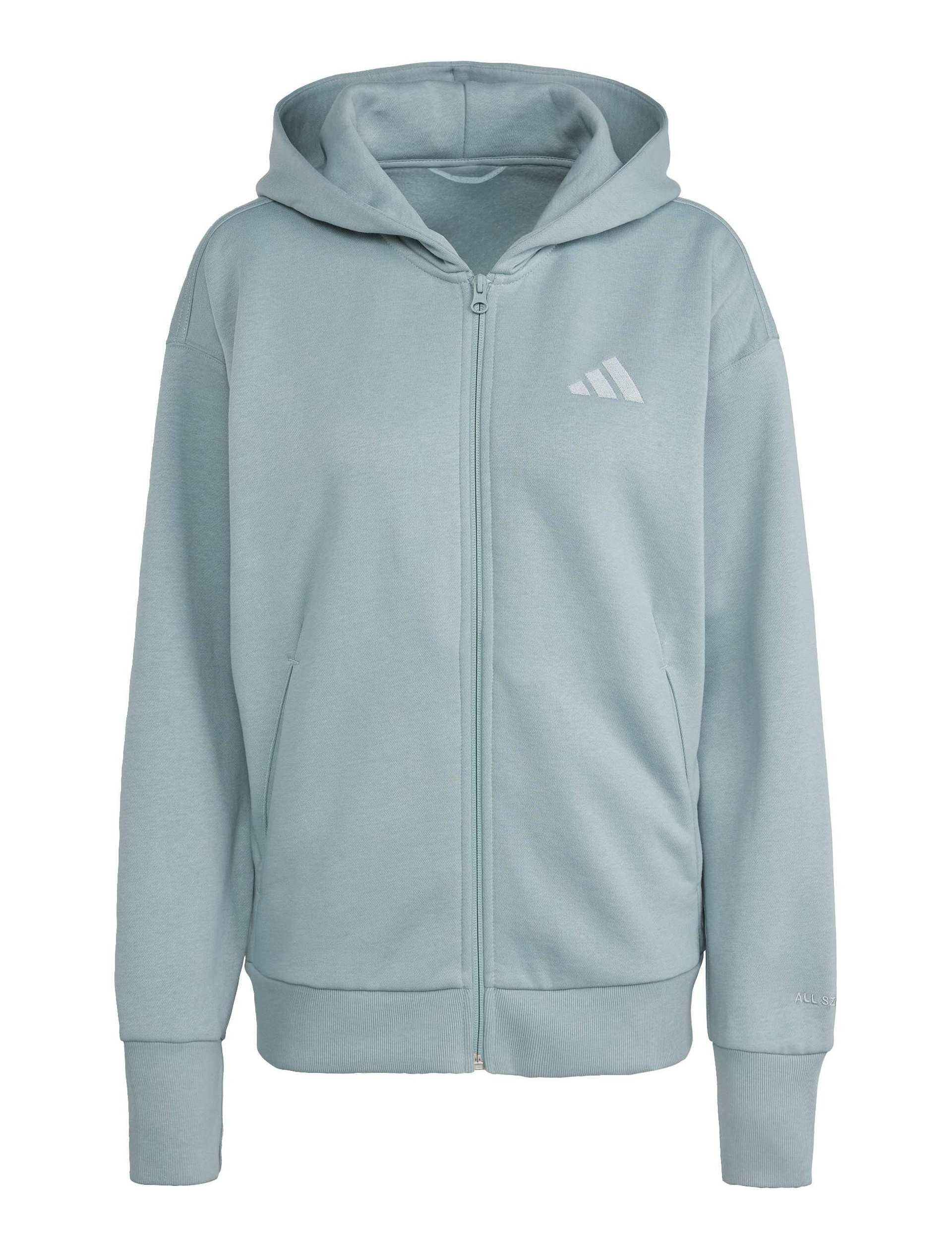 ALL SZN Fleece Full-Zip Hoodie - Wonder Sage - Image 6