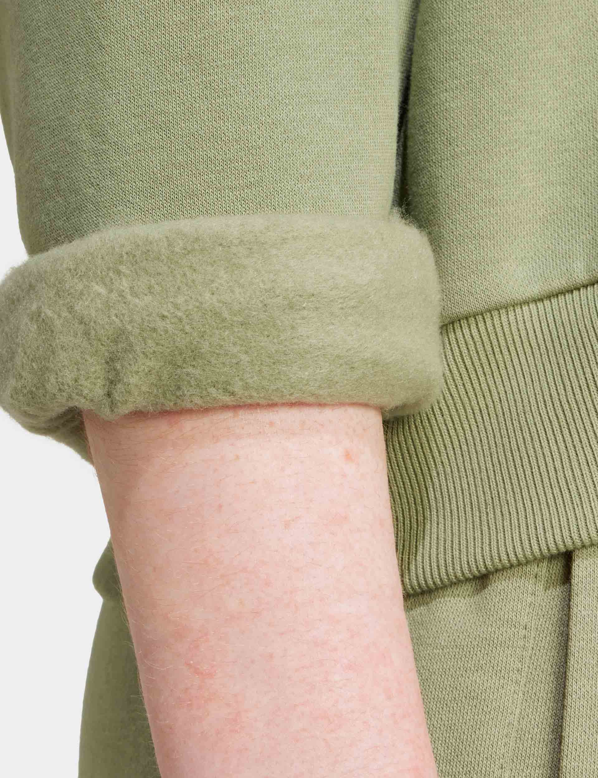 ALL SZN Fleece Loose Sweatshirt - Tent Green - Image 4