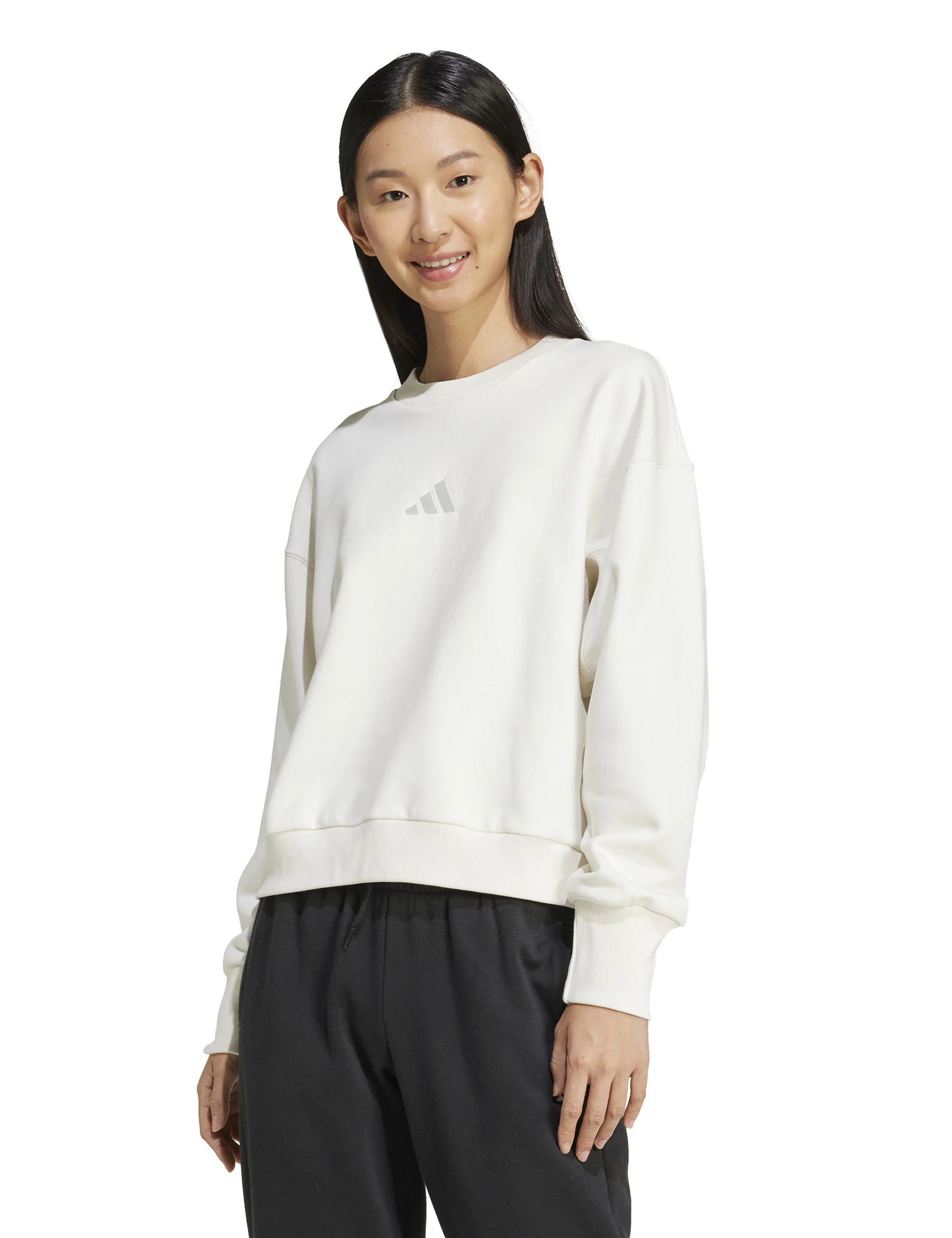ALL SZN Fleece Loose Sweatshirt - Off White