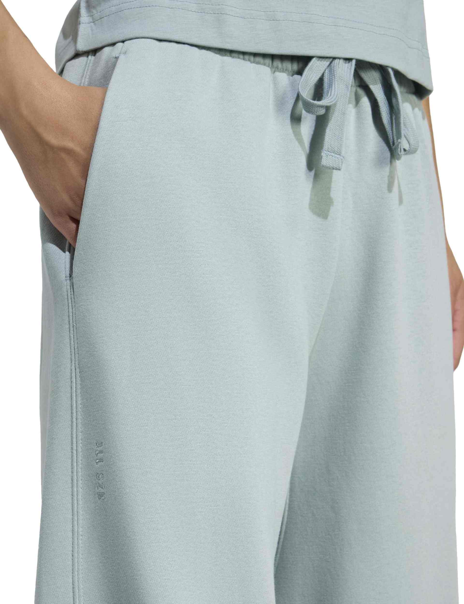 ALL SZN Fleece Loose Wide-Leg Pants - Wonder Sage - Image 3