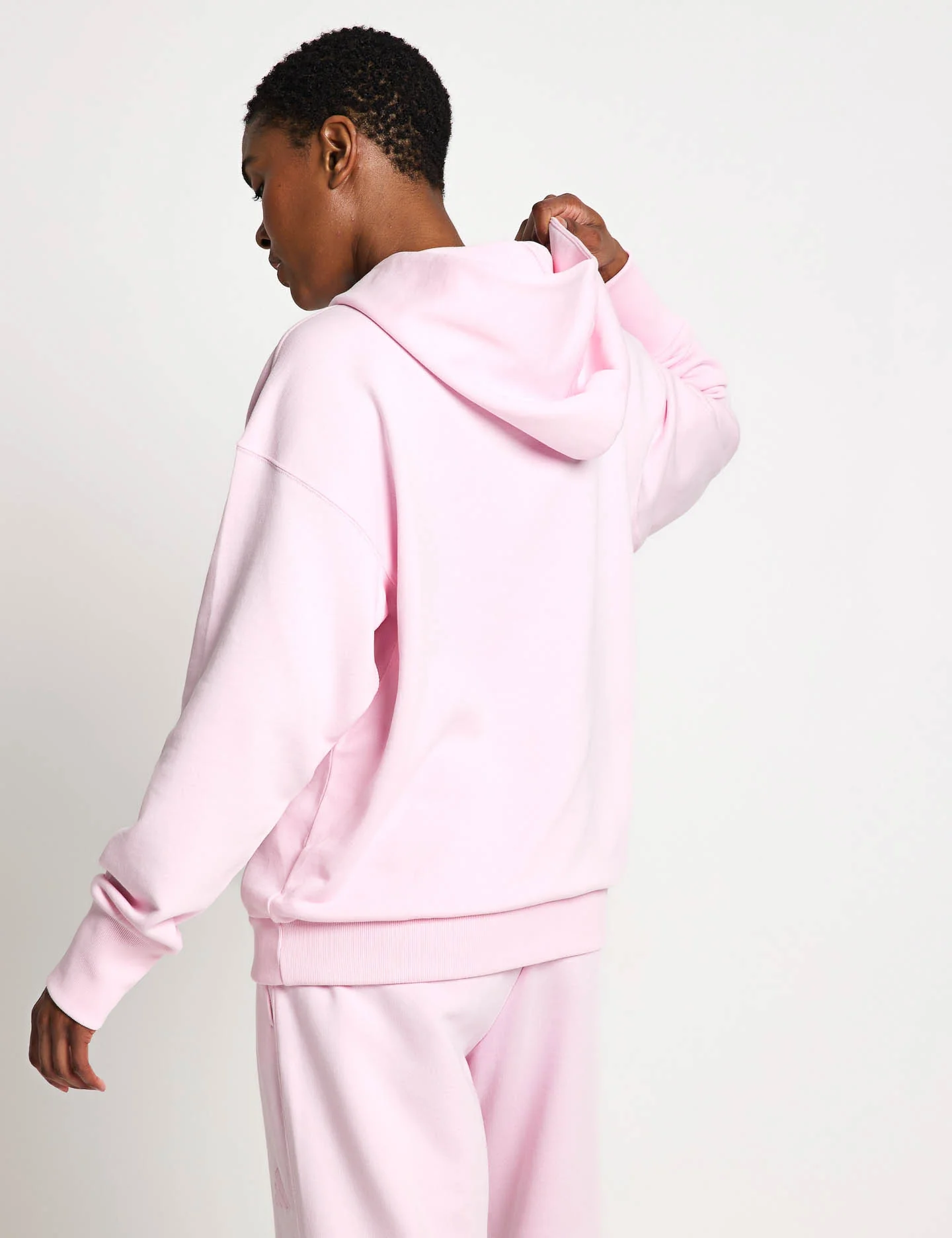 ALL SZN French Terry Loose Hoodie - Clear Pink - Image 2