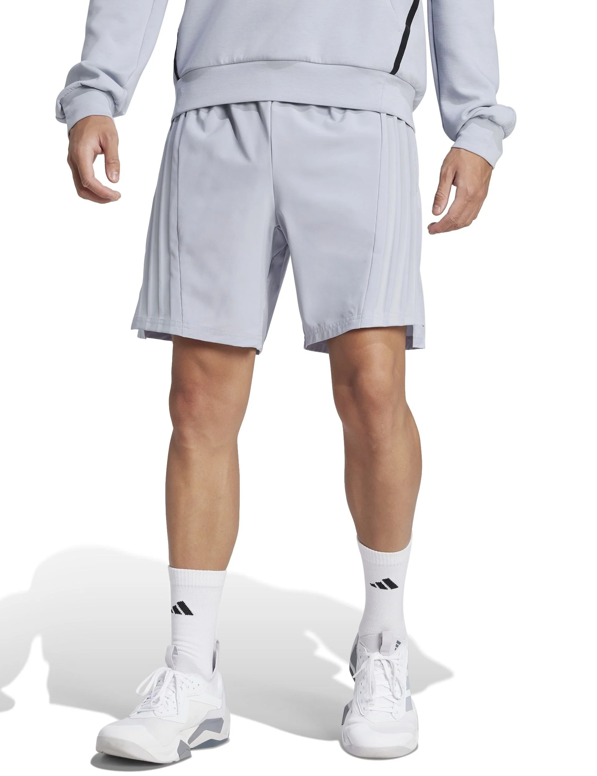 Designed For Training 3-Stripes Shorts - Halo Silver