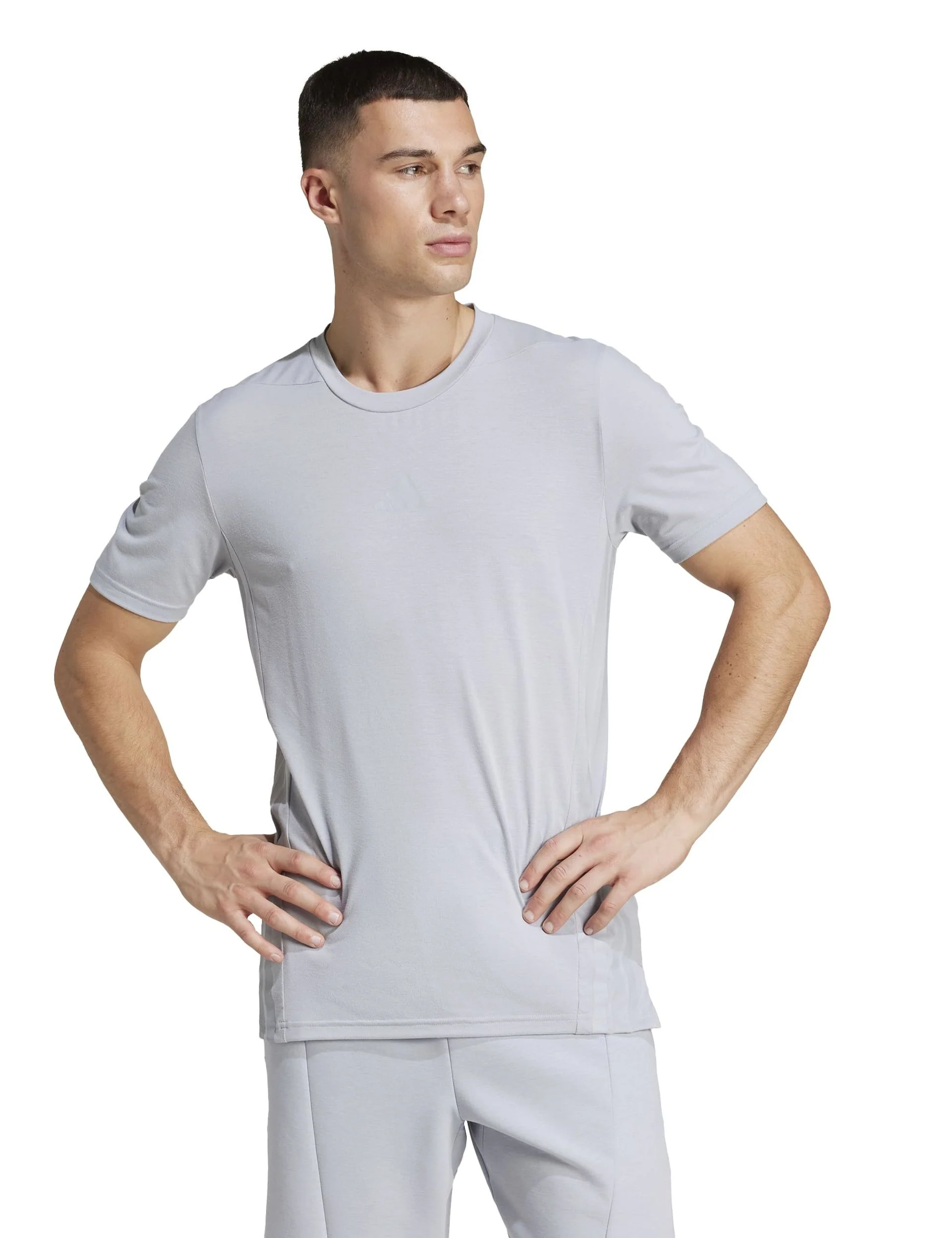 Designed 4 Training 3-Stripes Tee - Halo Silver