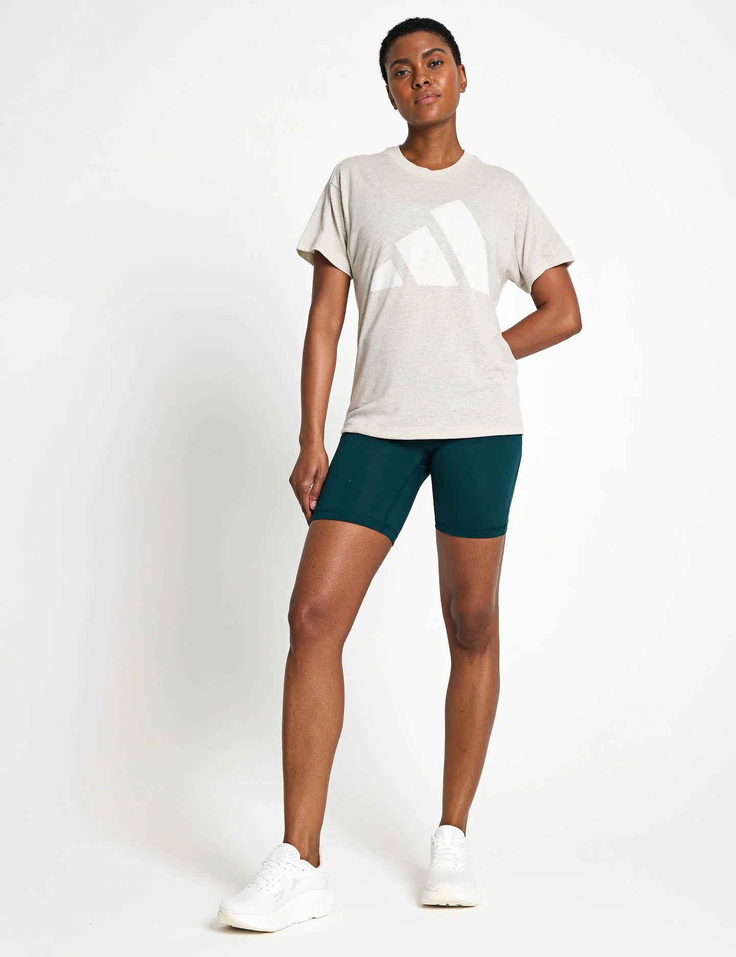 Essentials Winners T-Shirt - Wonder Alumina/White - Image 4