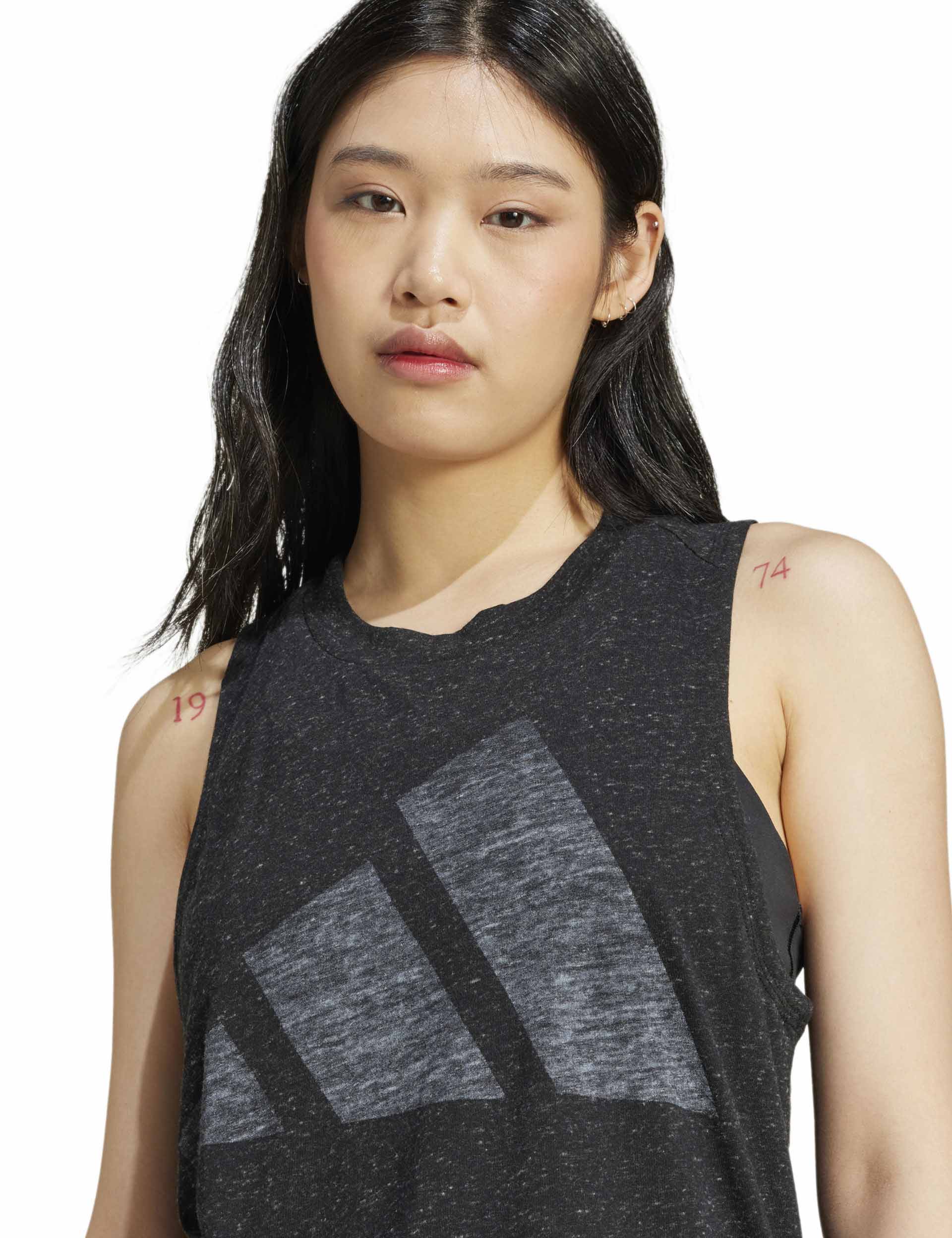 Essentials Winners Tank Top - Black/White - Image 3
