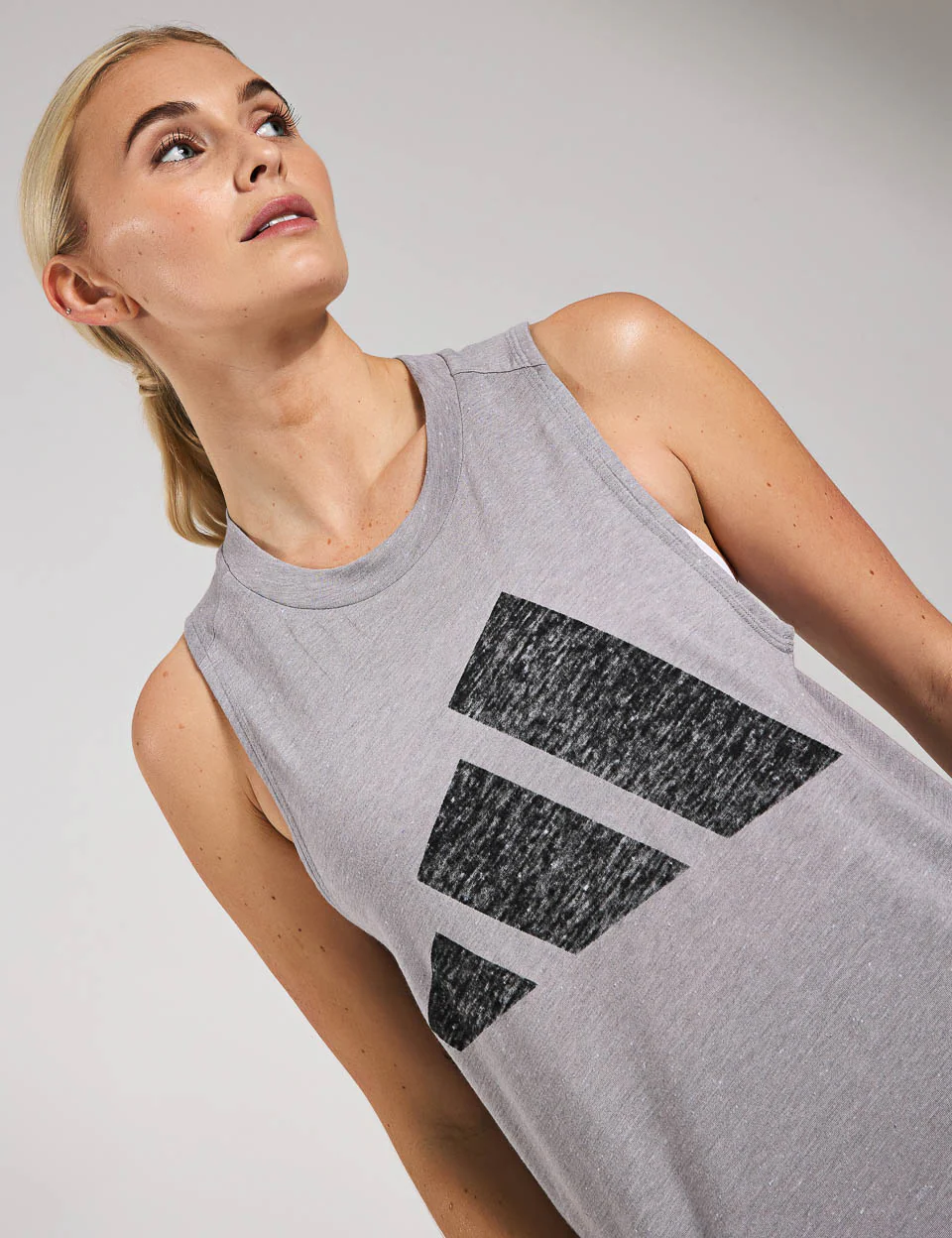 Essentials Winners Tank Top - Solid Grey/Black - Image 3