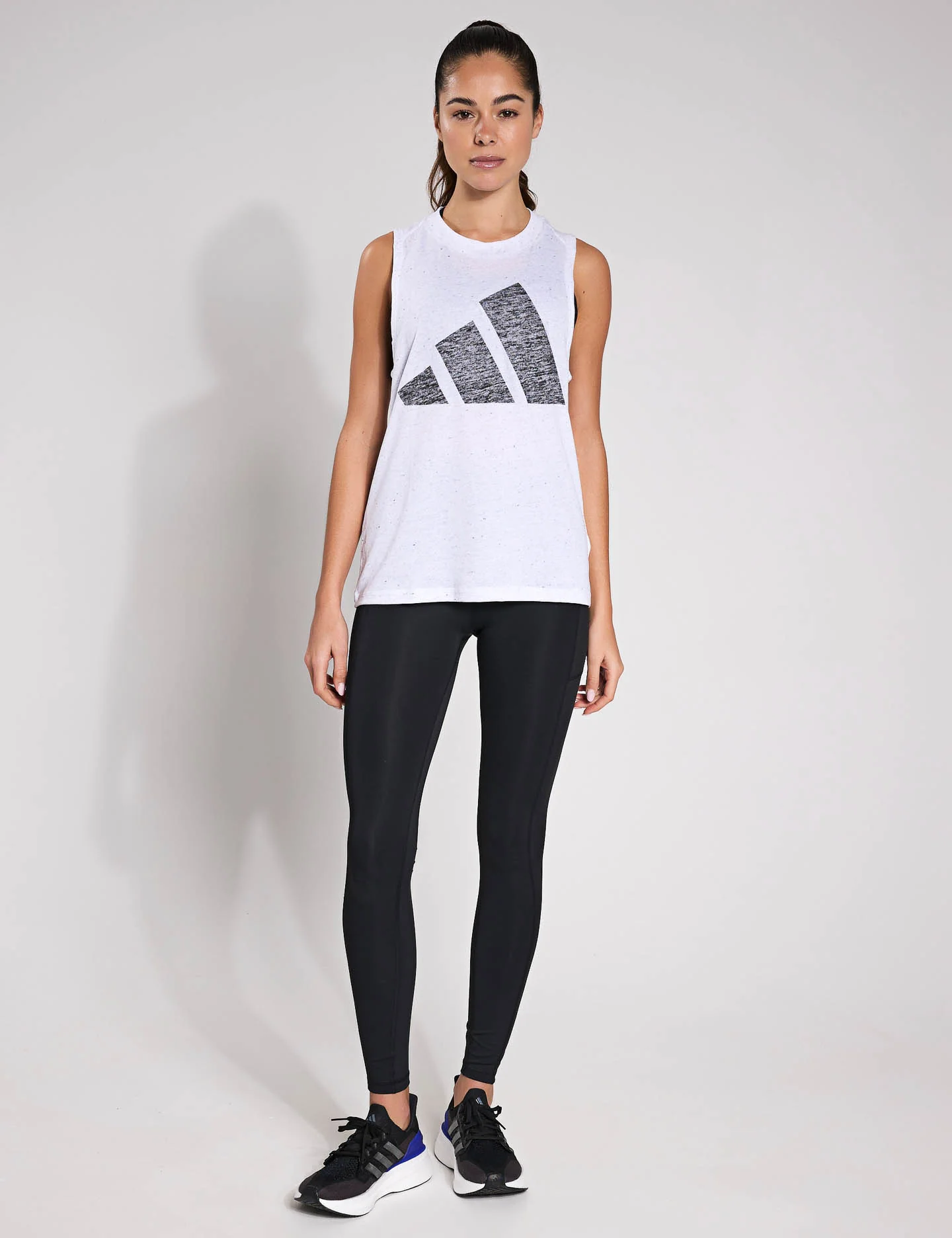 Essentials Winners Tank Top - White/Black - Image 4