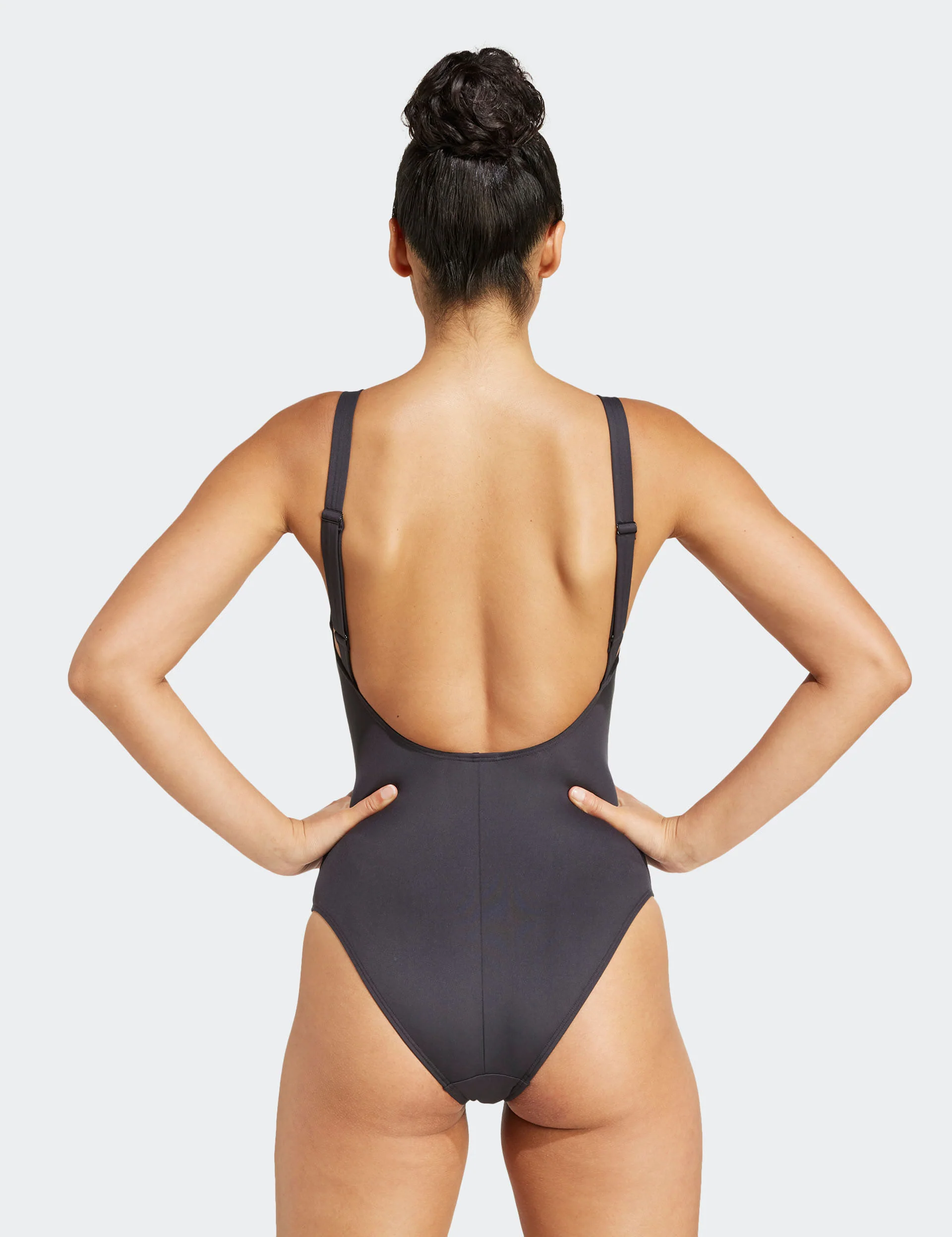 Iconisea Padded U-Back Swimsuit - Black - Image 3
