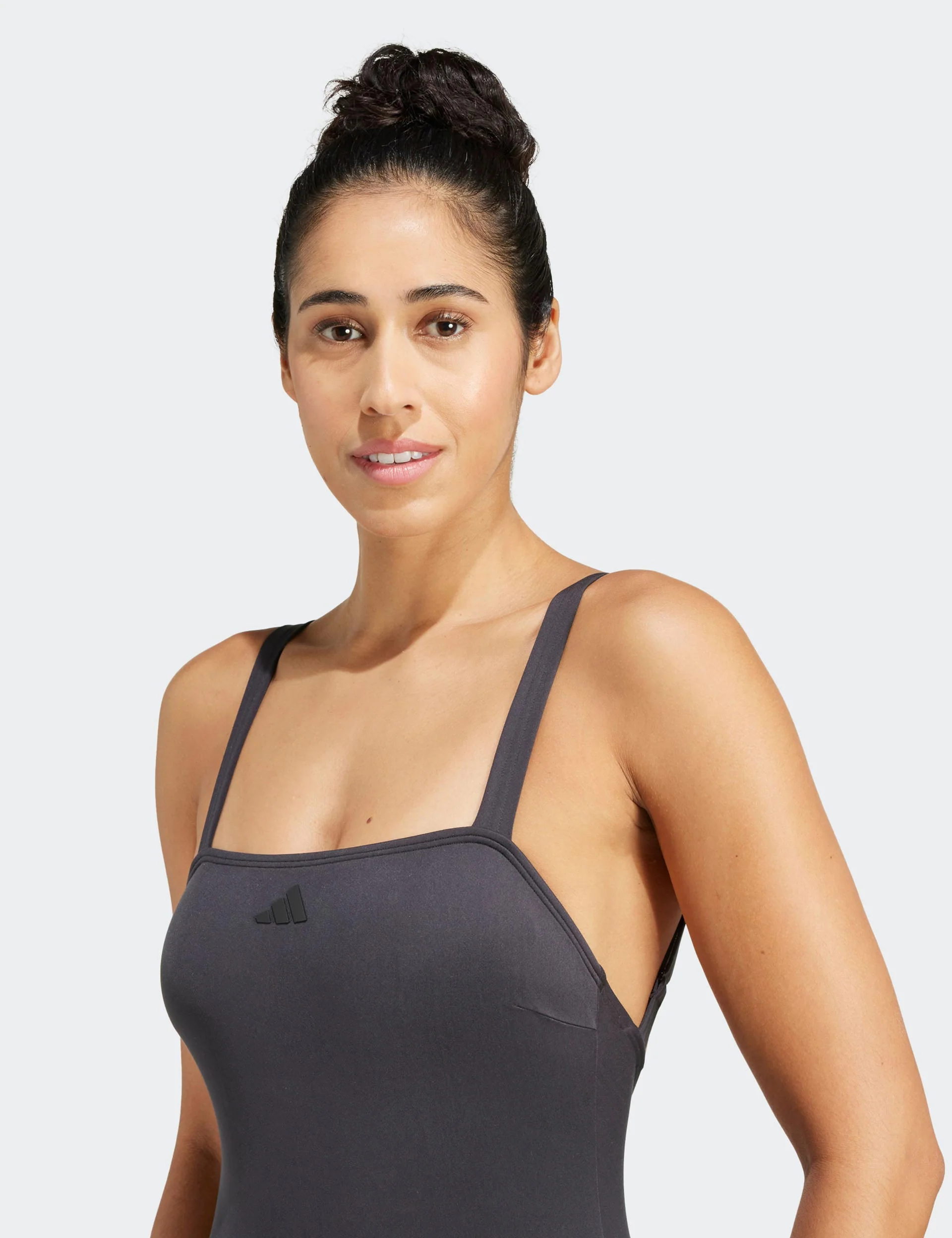 Iconisea Padded U-Back Swimsuit - Black - Image 4