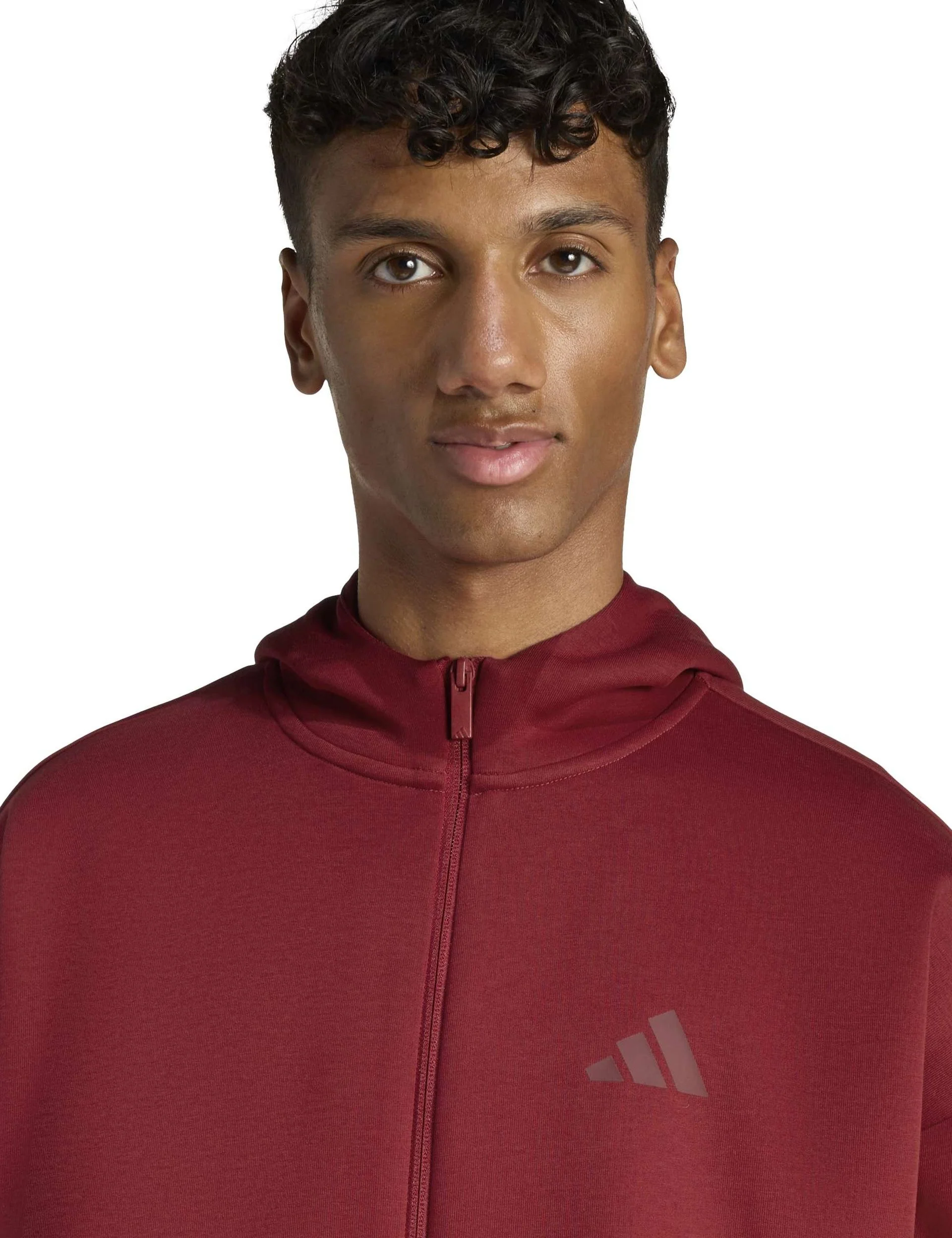 Future Icons 3-Stripes Full-Zip Hoodie - Active Maroon - Image 4