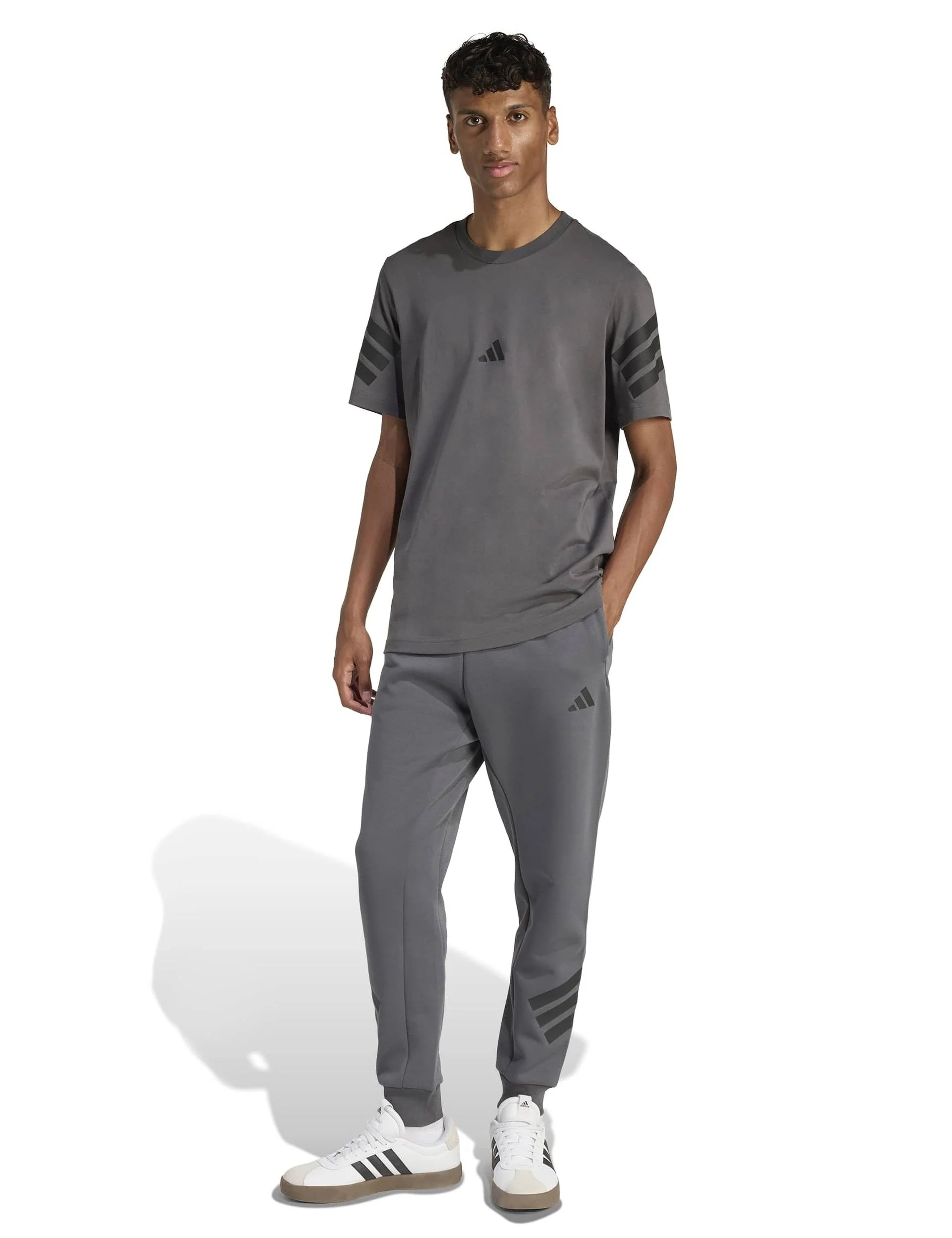 Future Icons 3-Stripes Tracksuit Bottoms - Grey - Image 5