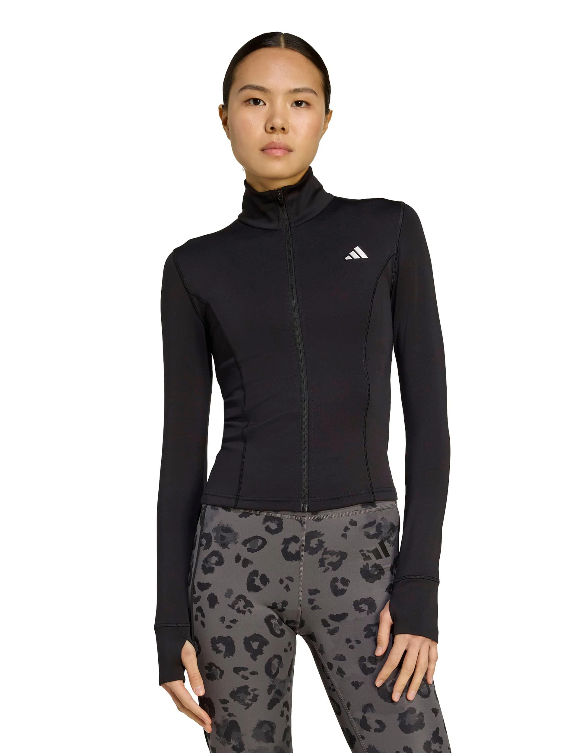 Optime Essentials Full-Zip Jacket - Black