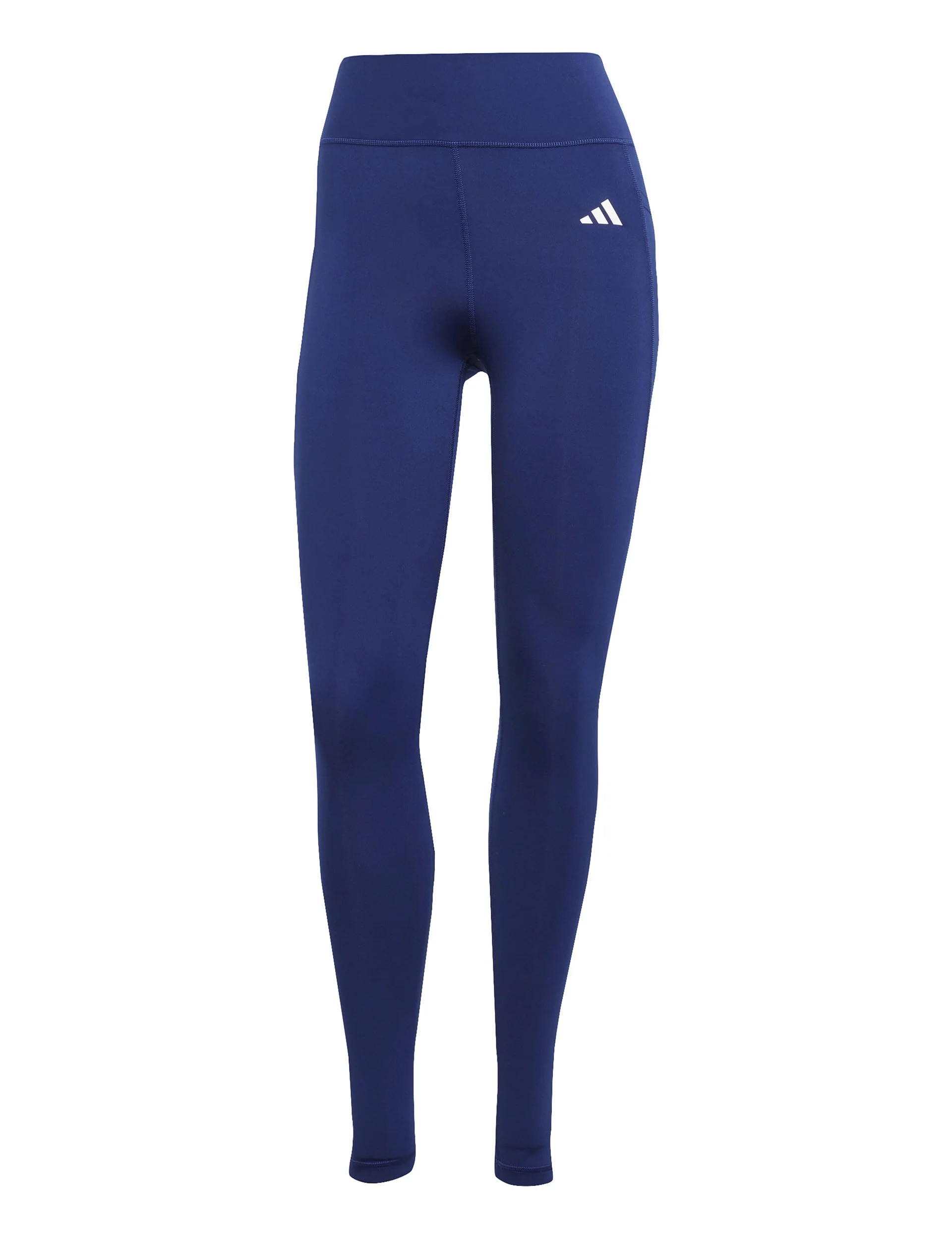 Optime Essentials Stash Pocket Full-Length Leggings - Dark Blue/White - Image 5