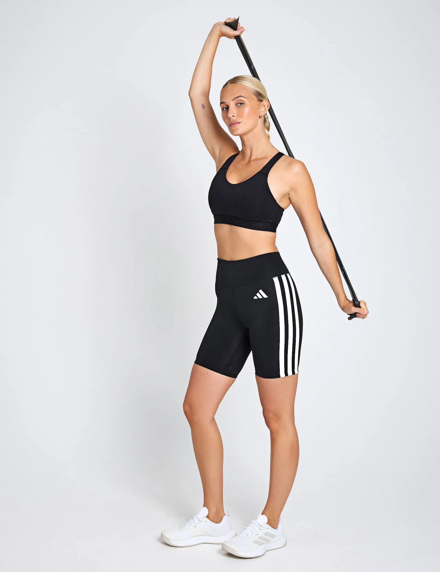 Optime Essentials Workout High Support Bra - Black - Image 5