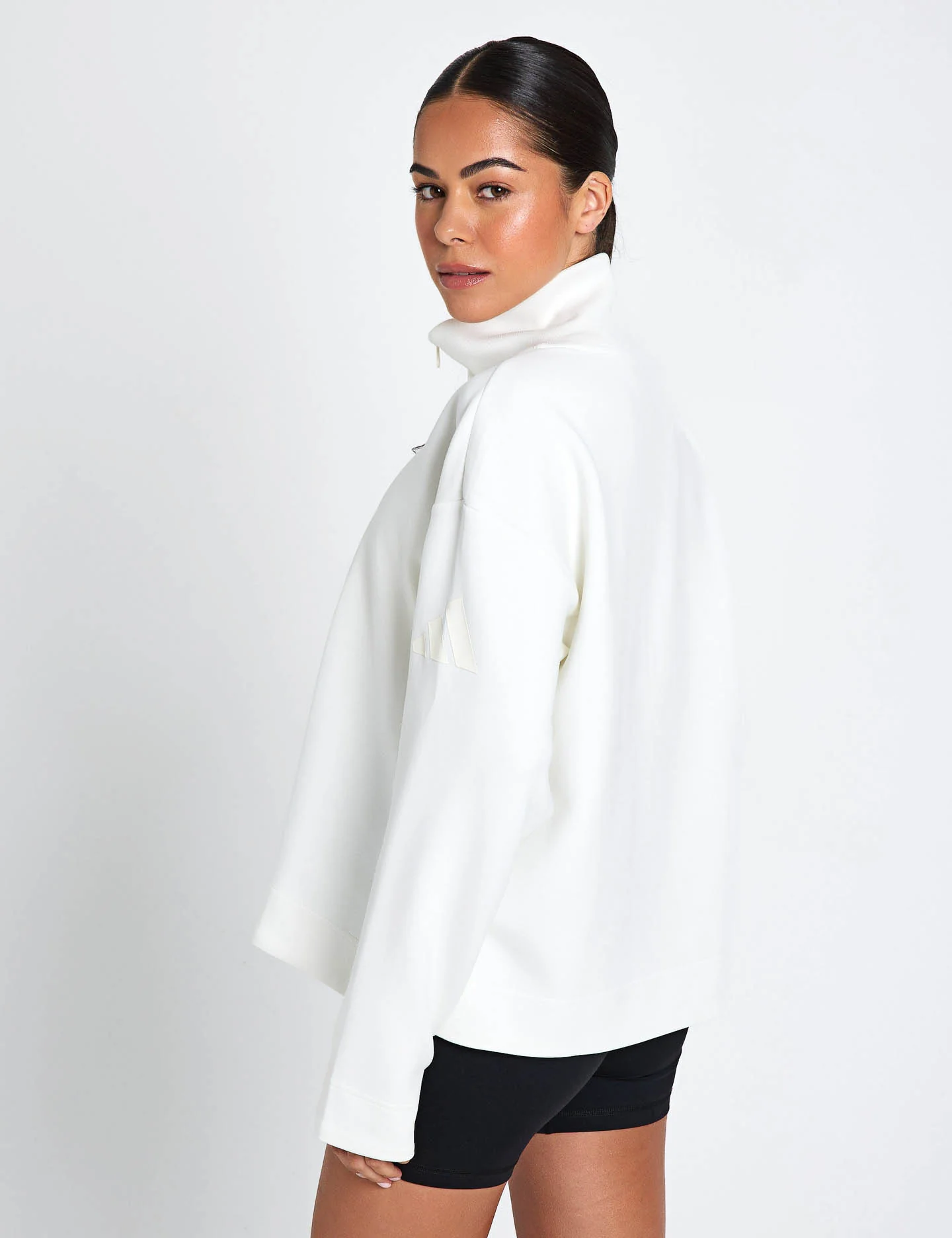 Soft Lux Quarter-Zip - Off White - Image 2