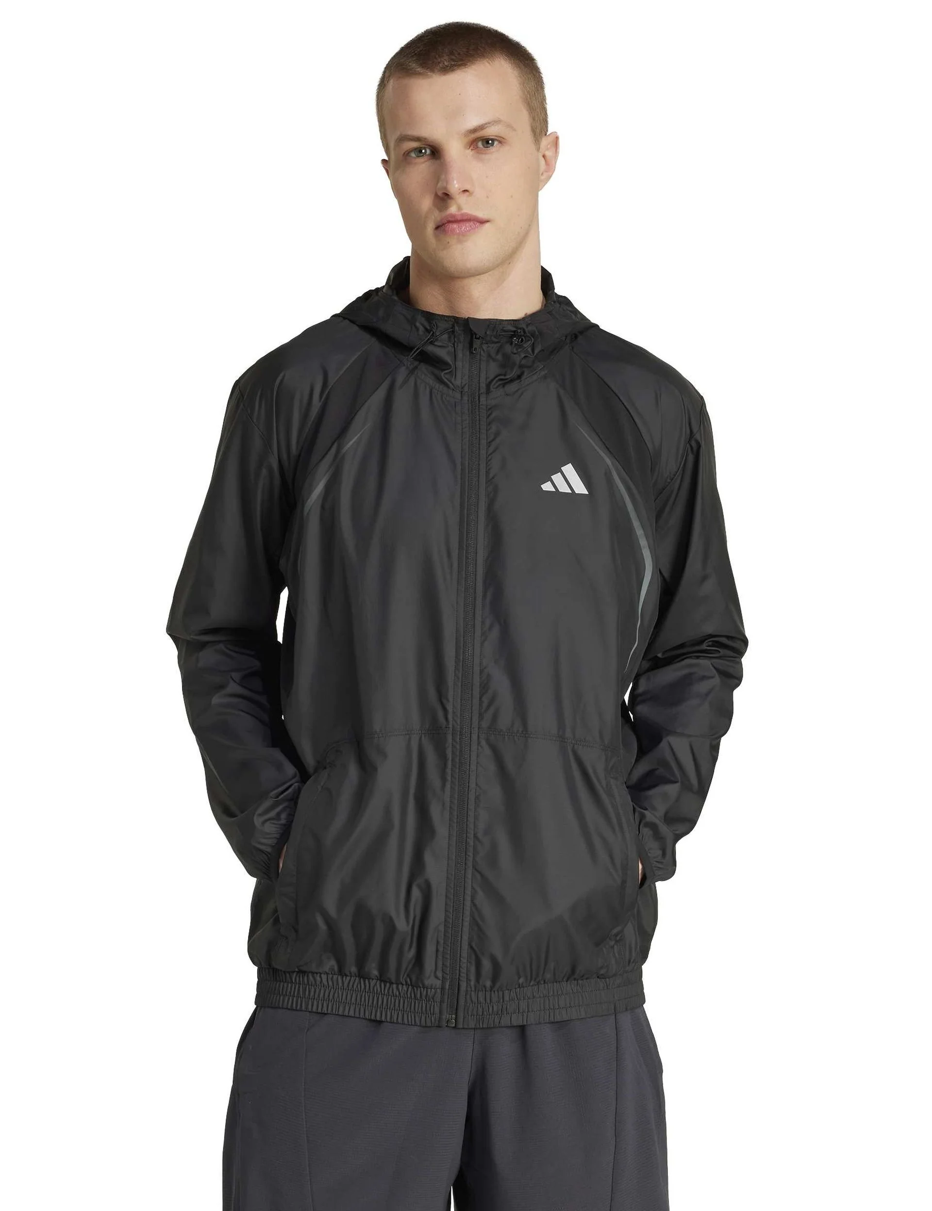 Tech Apparel Windbreaker - Black