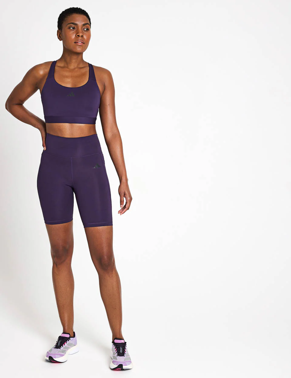 TLRDREACT Training High-Support Bra - Aurora Plum - Image 4