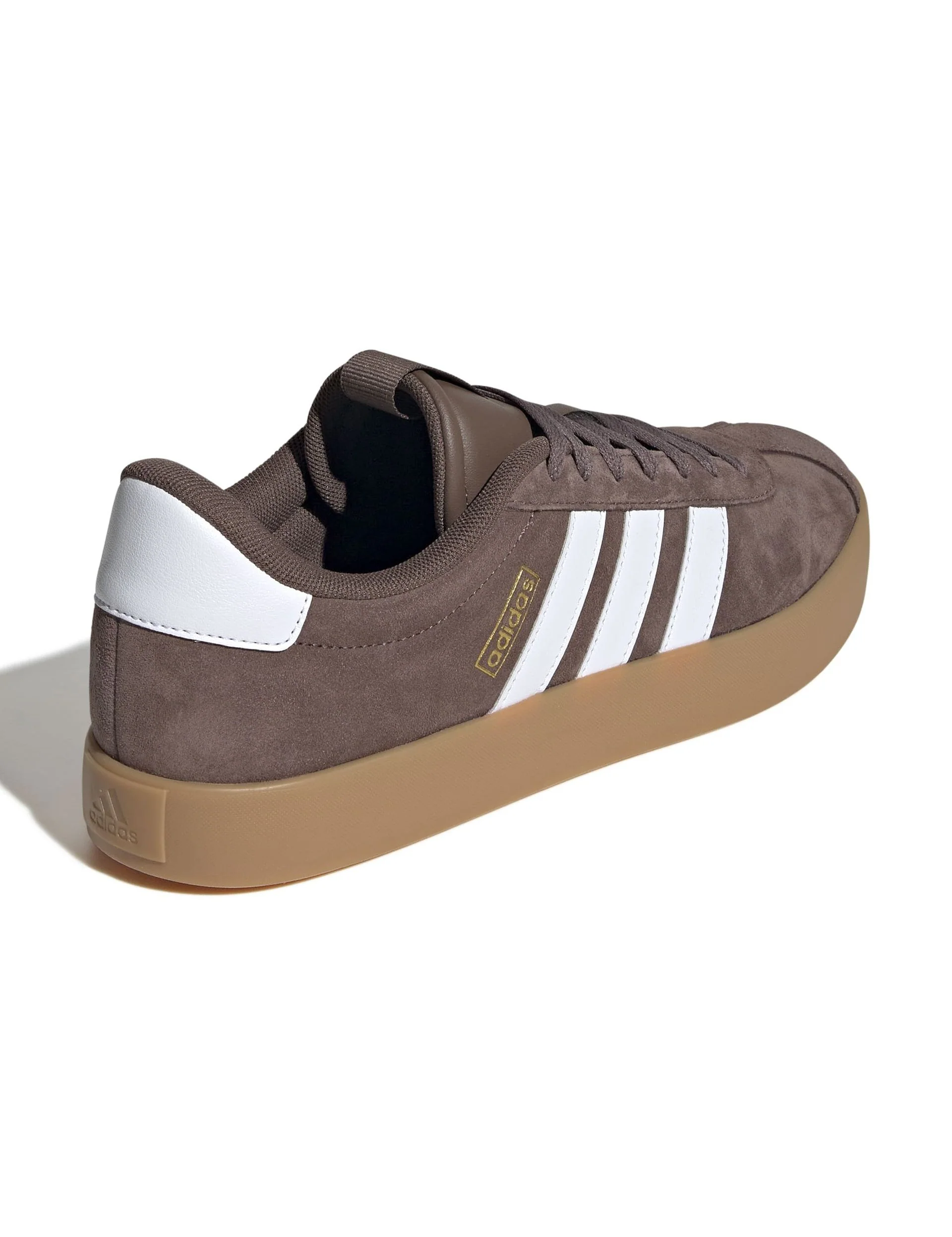 VL COURT 3.0 Shoes - Earth Strata/Cloud White/Gold Metallic - Image 8