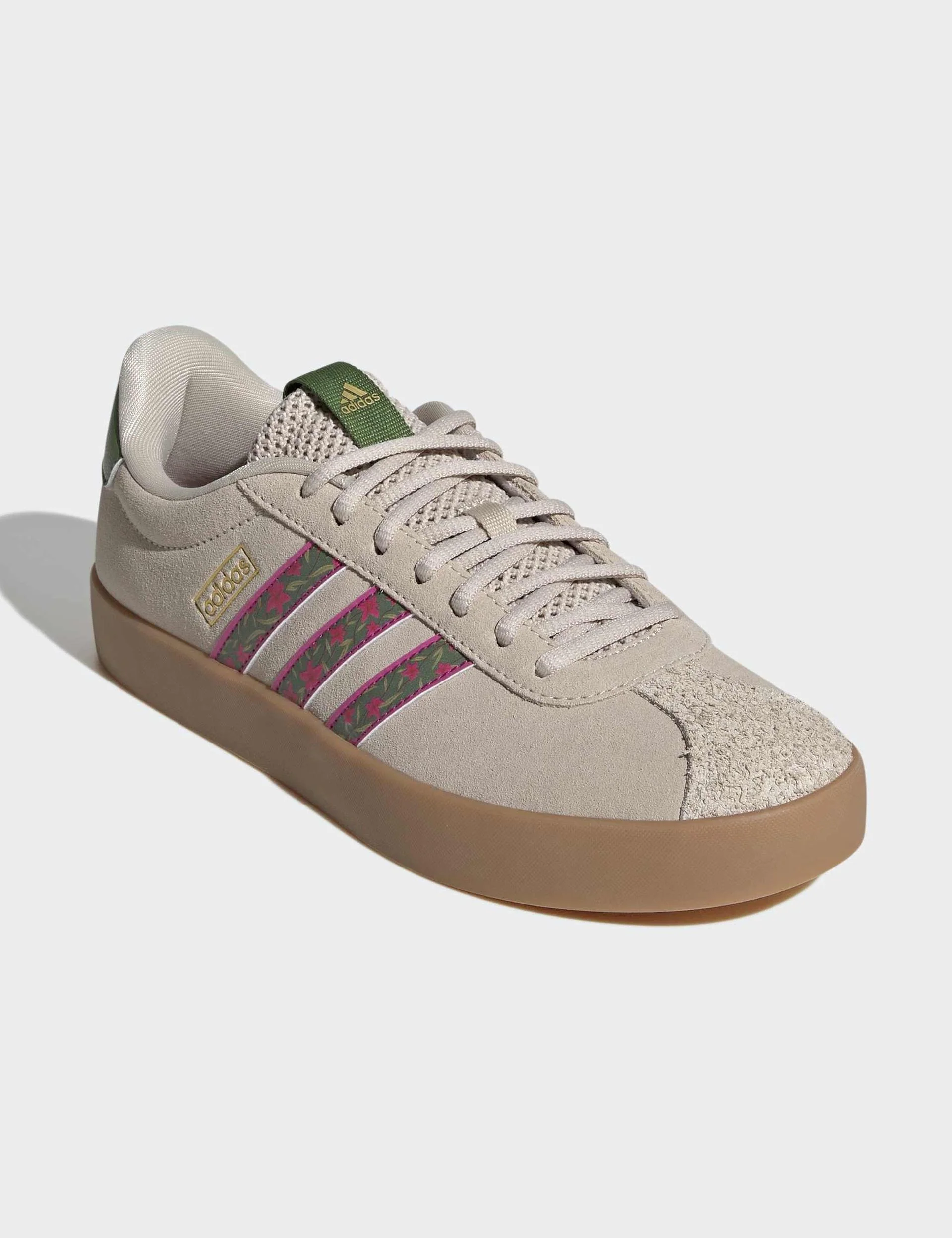 VL Court 3.0 Shoes - FARM Rio Crystal Linen/Crew Green/Bahia Magenta - Image 2