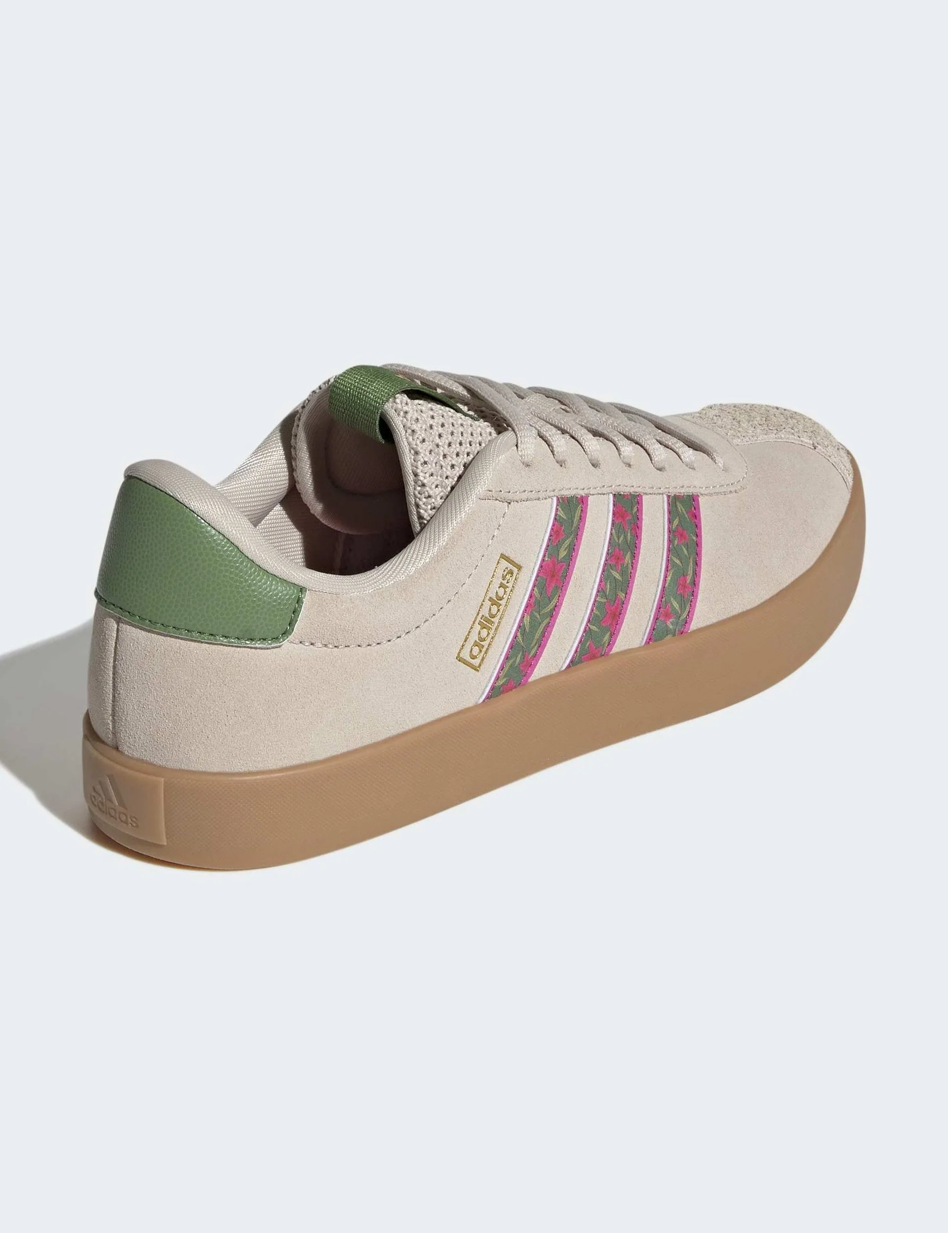 VL Court 3.0 Shoes - FARM Rio Crystal Linen/Crew Green/Bahia Magenta - Image 3