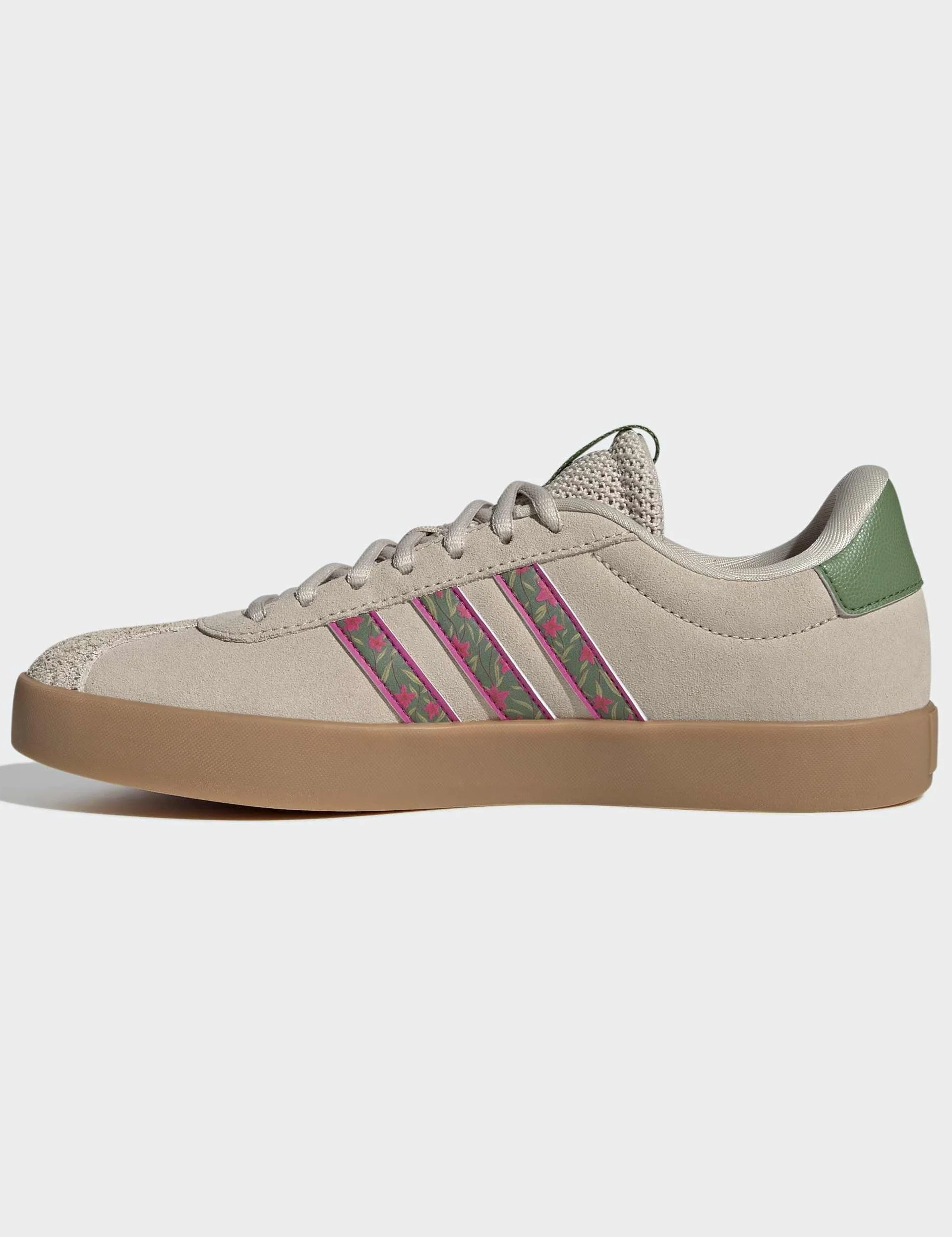 VL Court 3.0 Shoes - FARM Rio Crystal Linen/Crew Green/Bahia Magenta - Image 4
