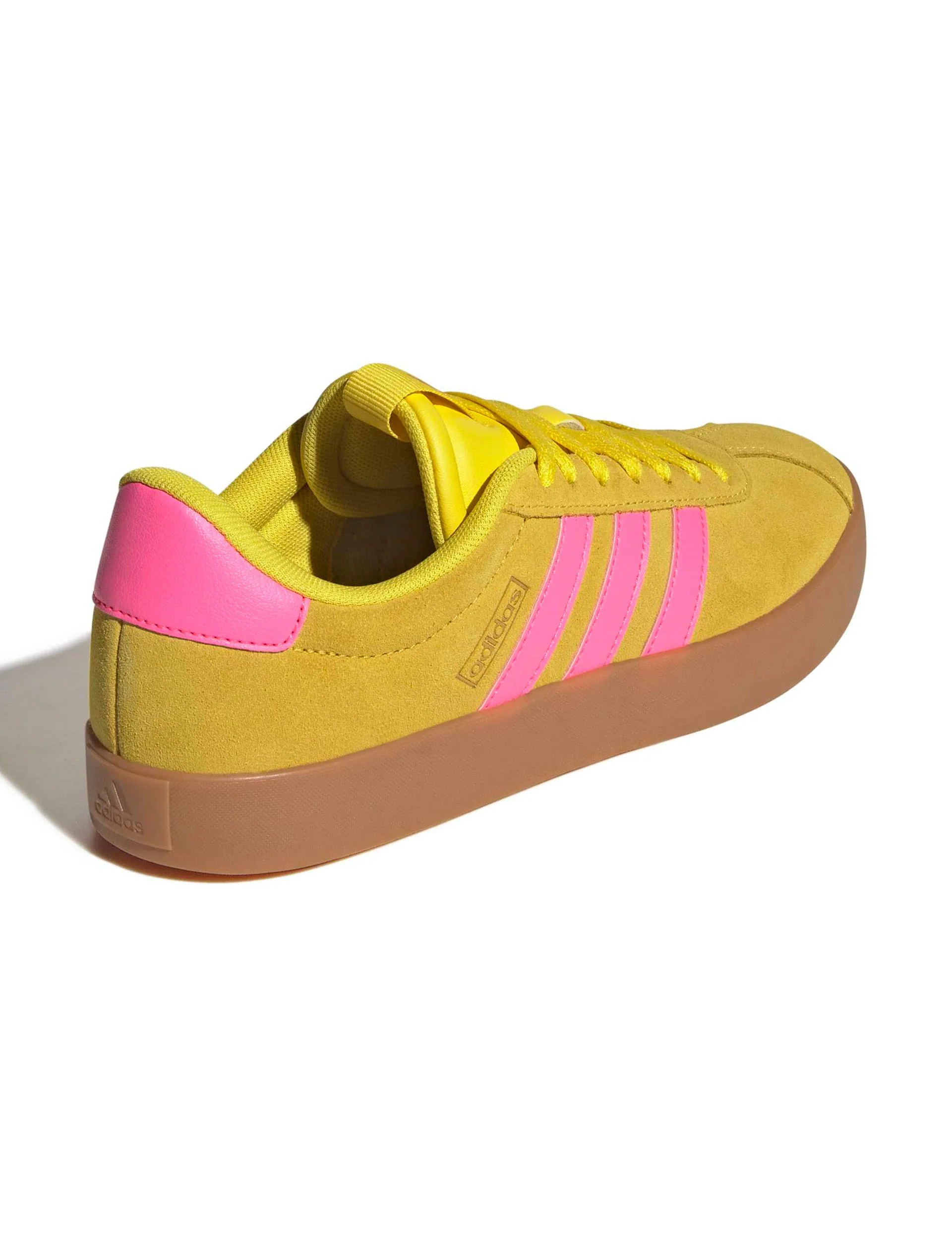 VL Court 3.0 Shoes - Yellow/Lucid Pink/Gold Metallic - Image 3