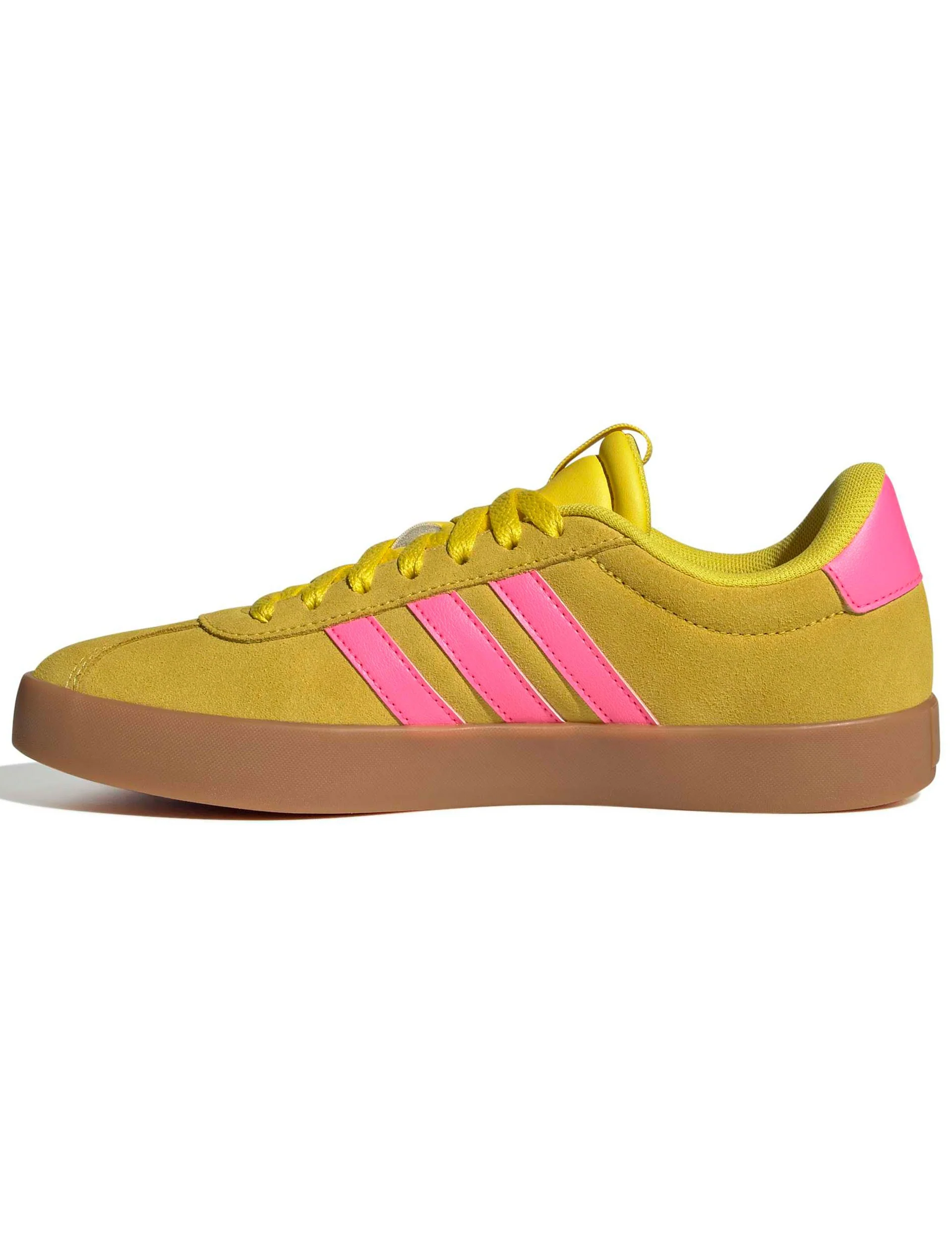 VL Court 3.0 Shoes - Yellow/Lucid Pink/Gold Metallic - Image 4