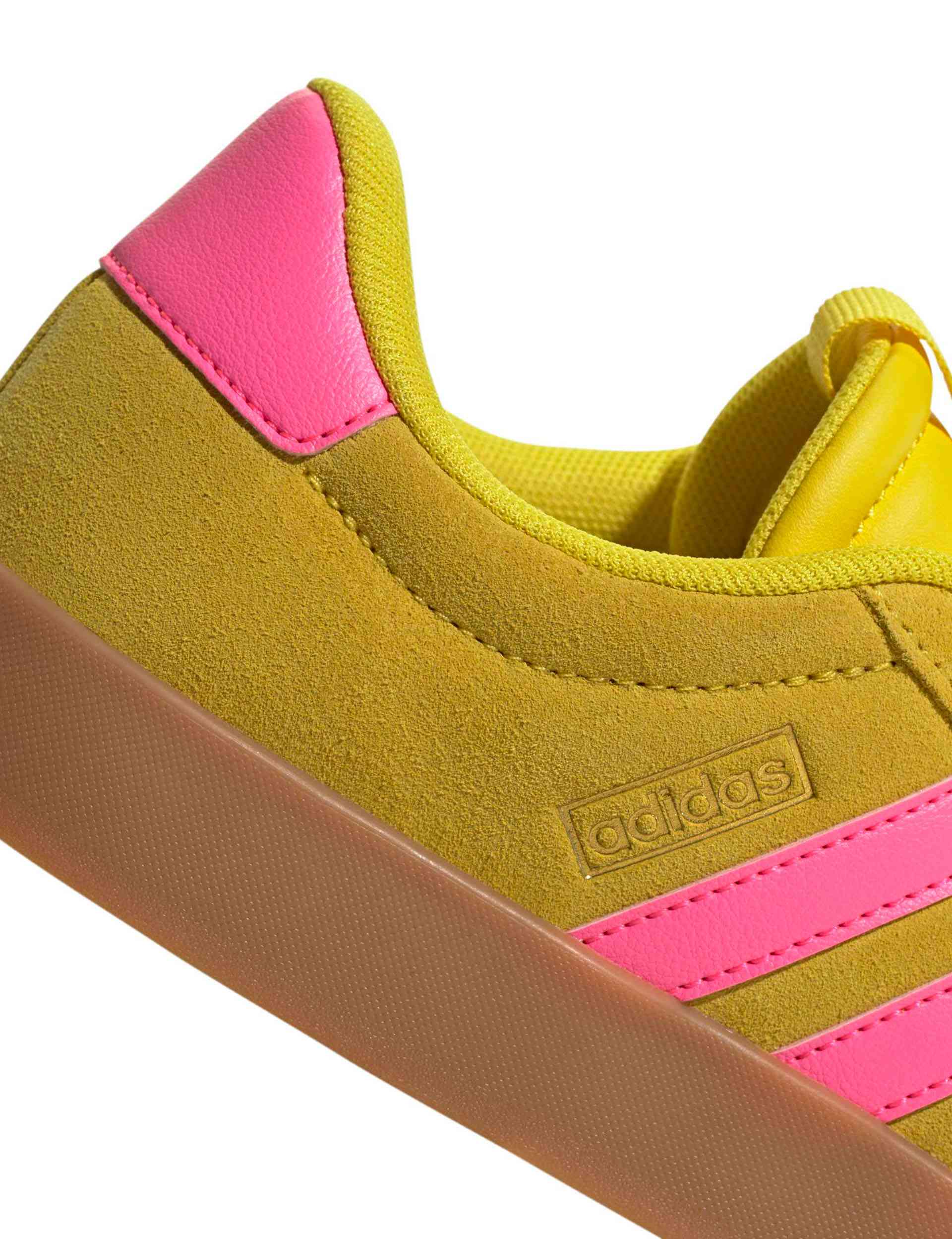 VL Court 3.0 Shoes - Yellow/Lucid Pink/Gold Metallic - Image 7