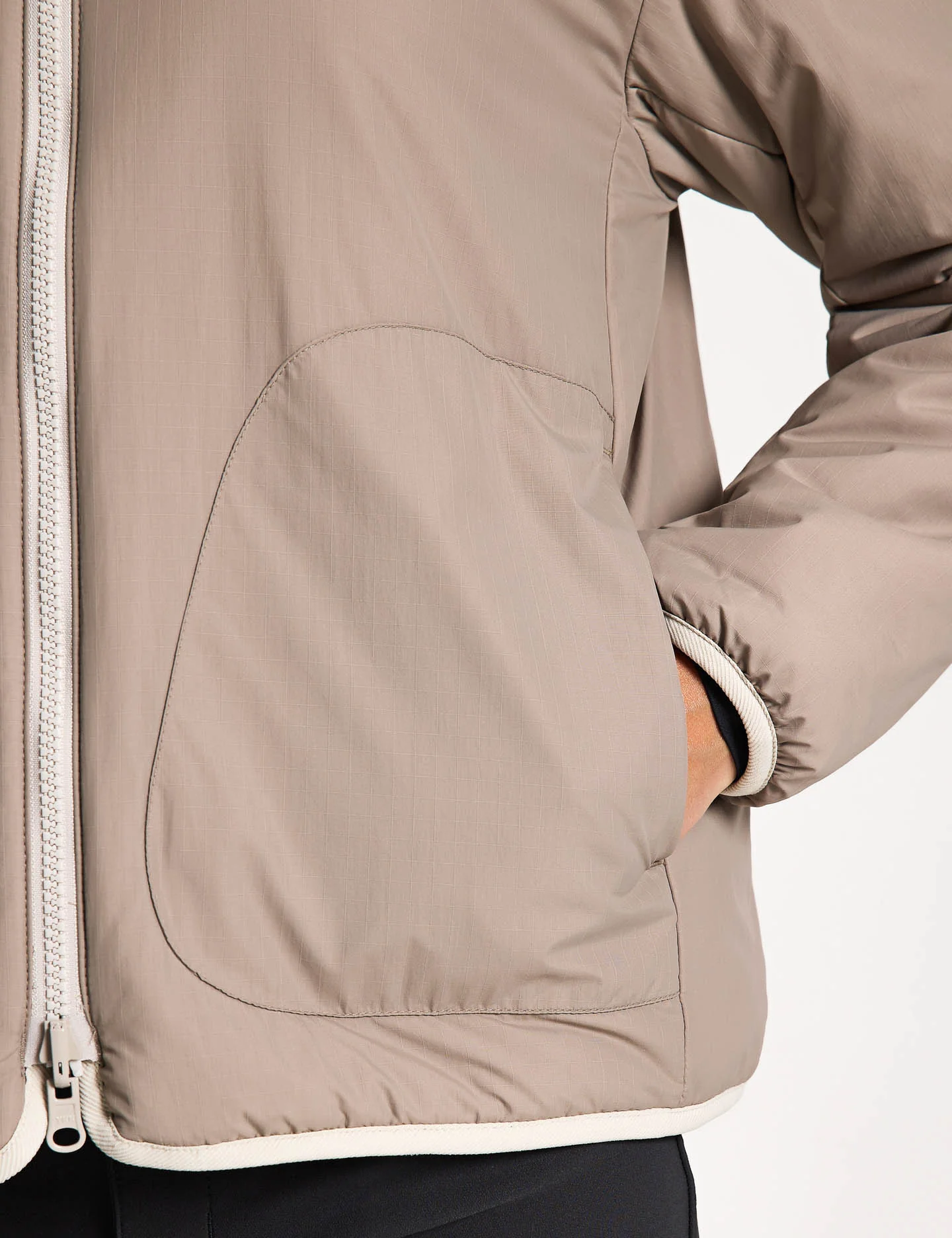 Asperton Reversible Jacket - Char/Stone - Image 5