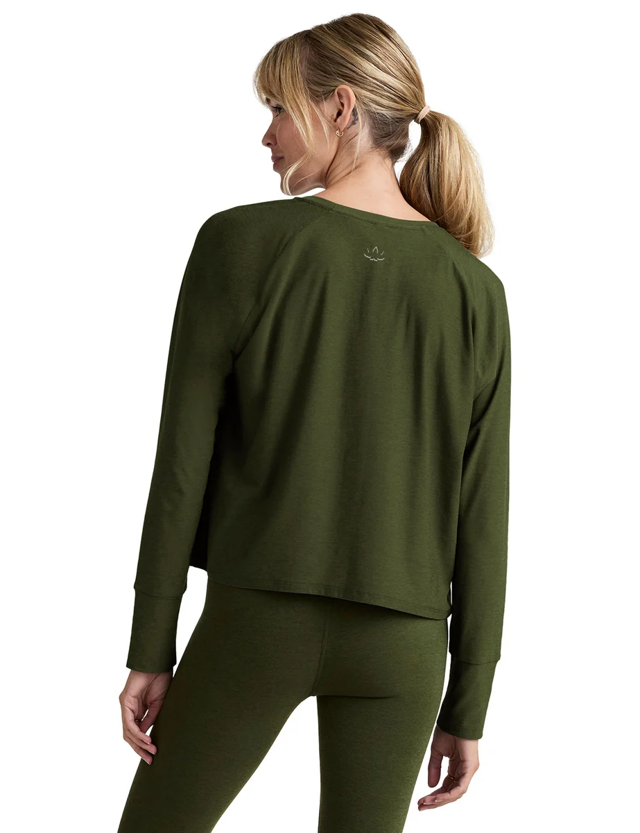 Featherweight Daydreamer Pullover - Army Green Heather - Image 3