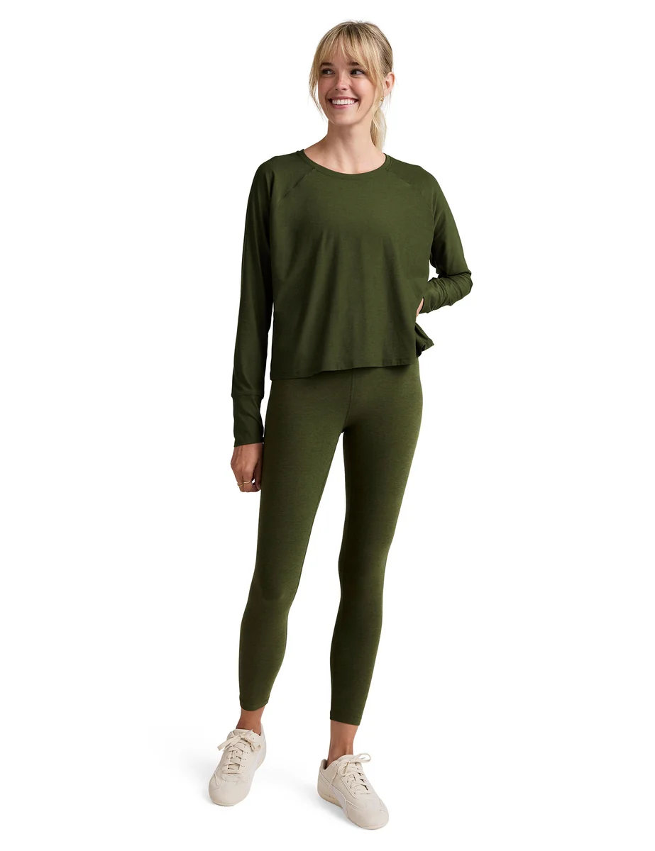 Featherweight Daydreamer Pullover - Army Green Heather - Image 4