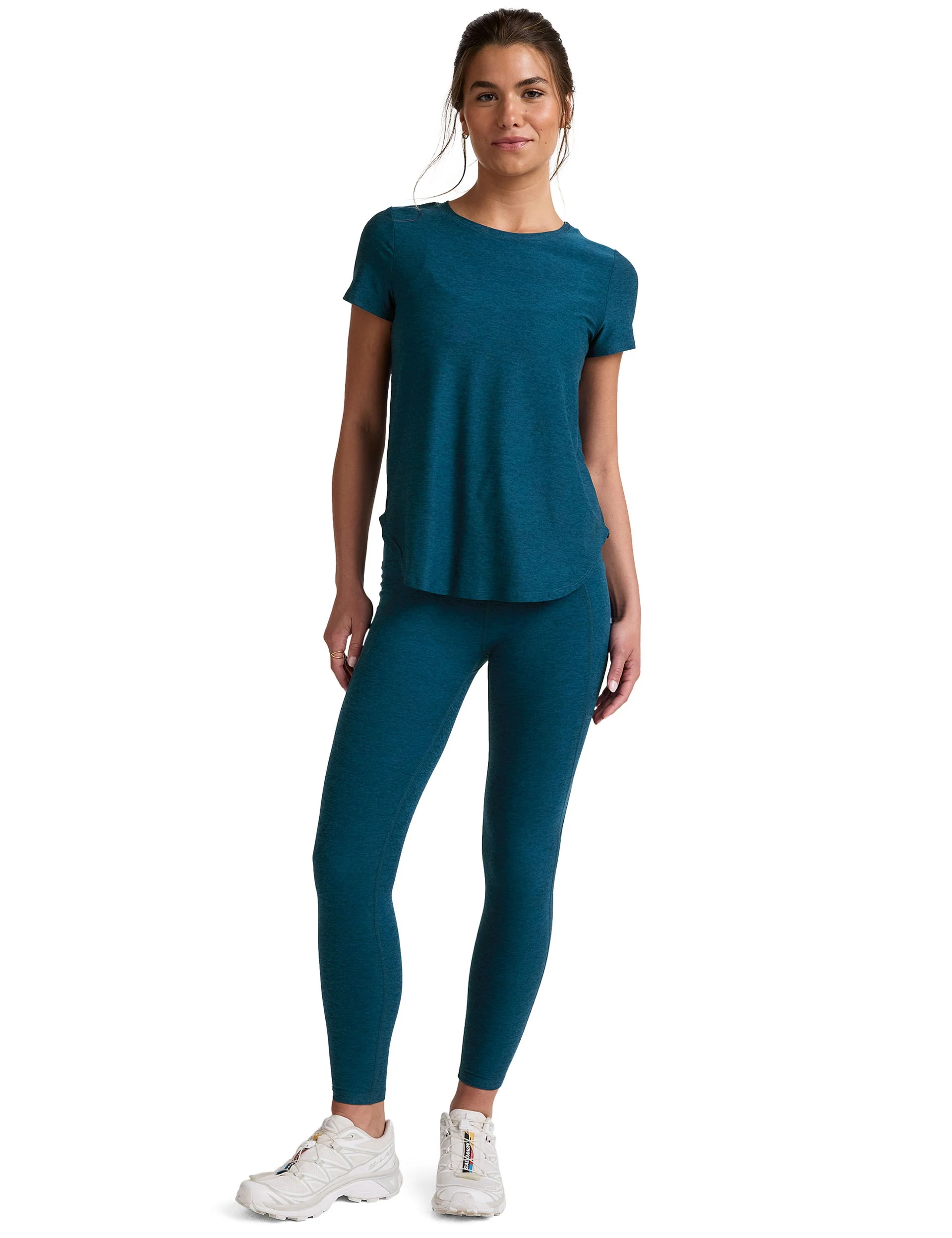 Featherweight On the Down Low Tee - Blue Gem Heather - Image 4