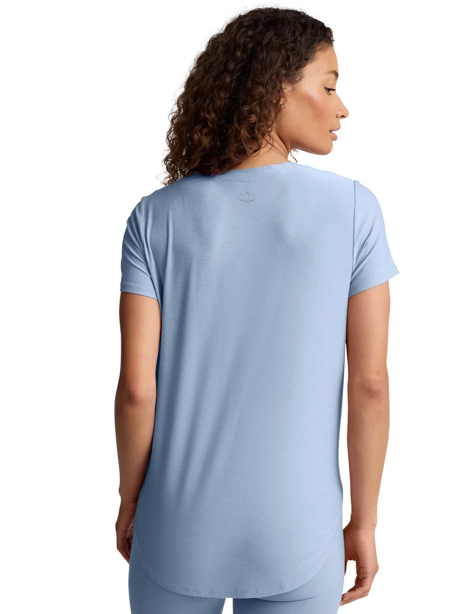 Featherweight On The Down Low Tee - Blue Zen Heather - Image 3