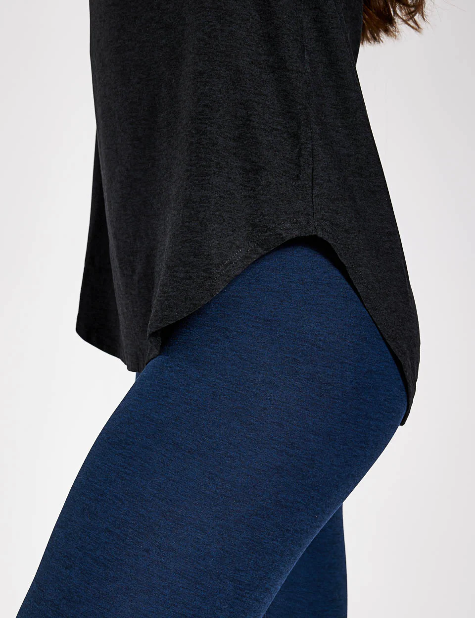 Featherweight On The Down Low Tee - Darkest Night - Image 4