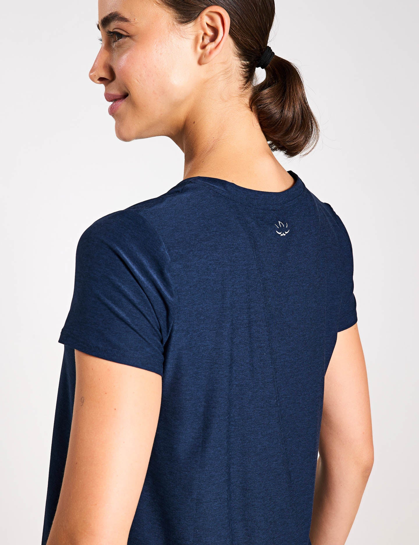 Featherweight On The Down Low Tee - Nocturnal Navy - Image 3