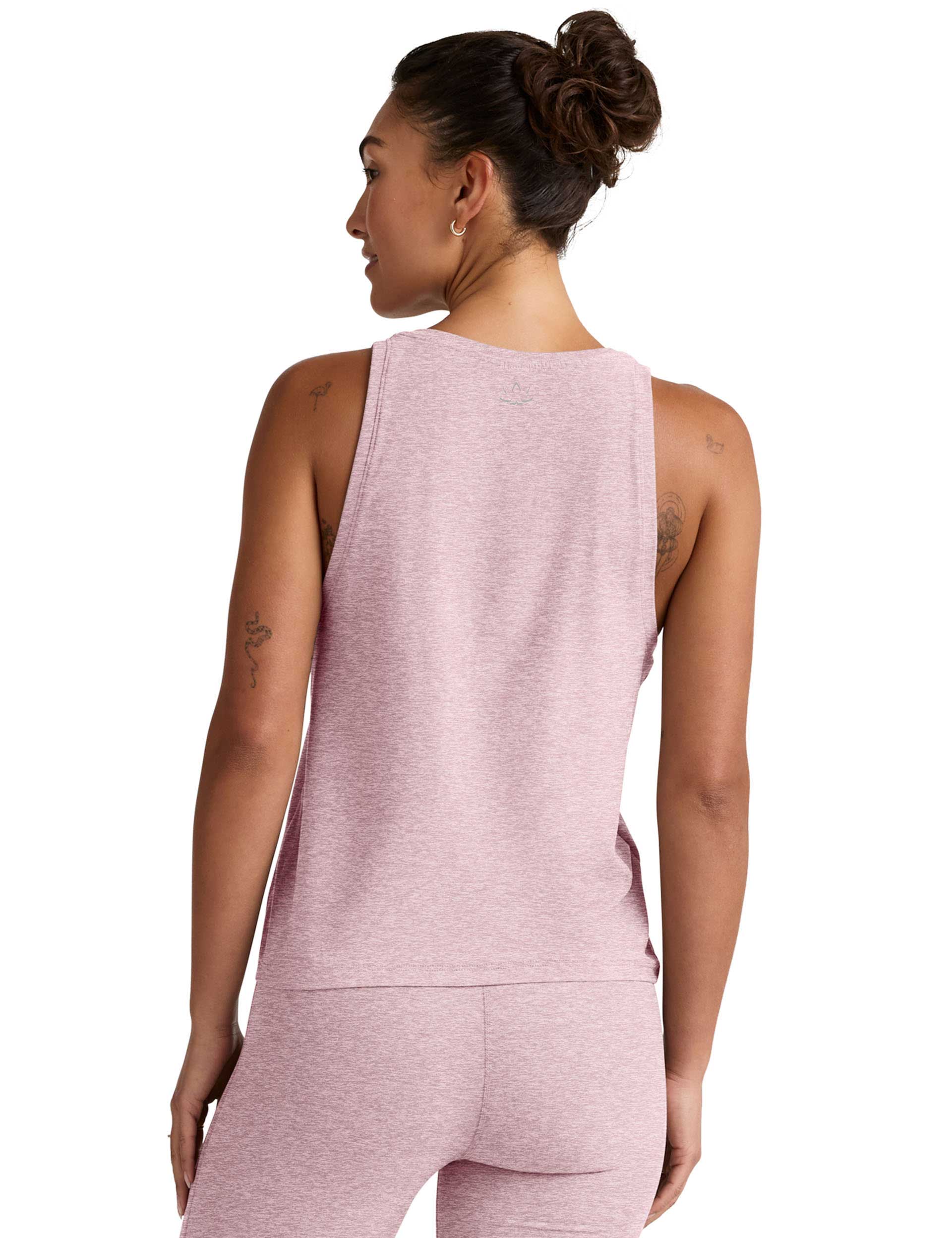 Featherweight Rebalance Tank - Blush Blooms Heather - Image 3