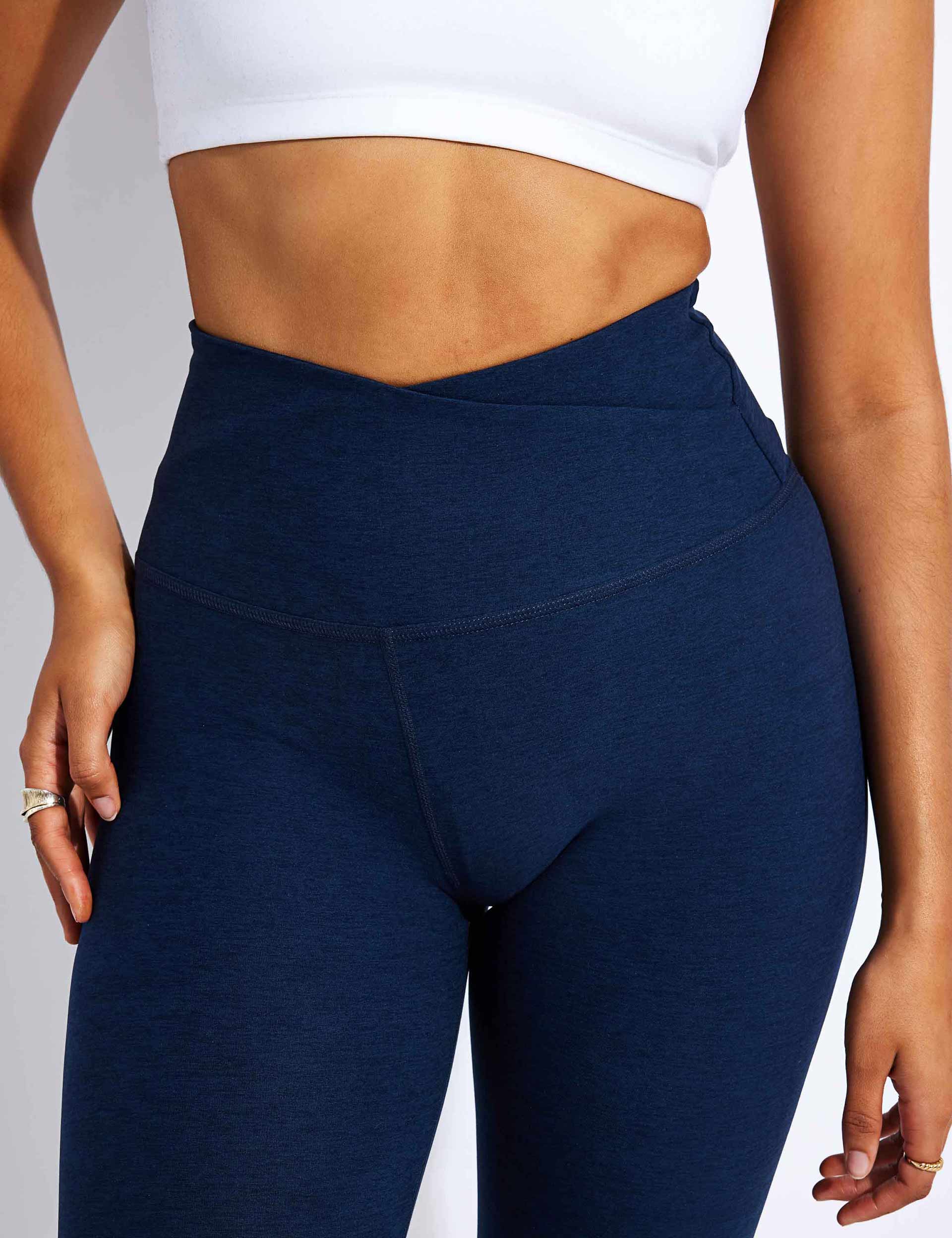 Spacedye At Your Leisure High Waisted Midi Legging - Nocturnal Navy - Image 4