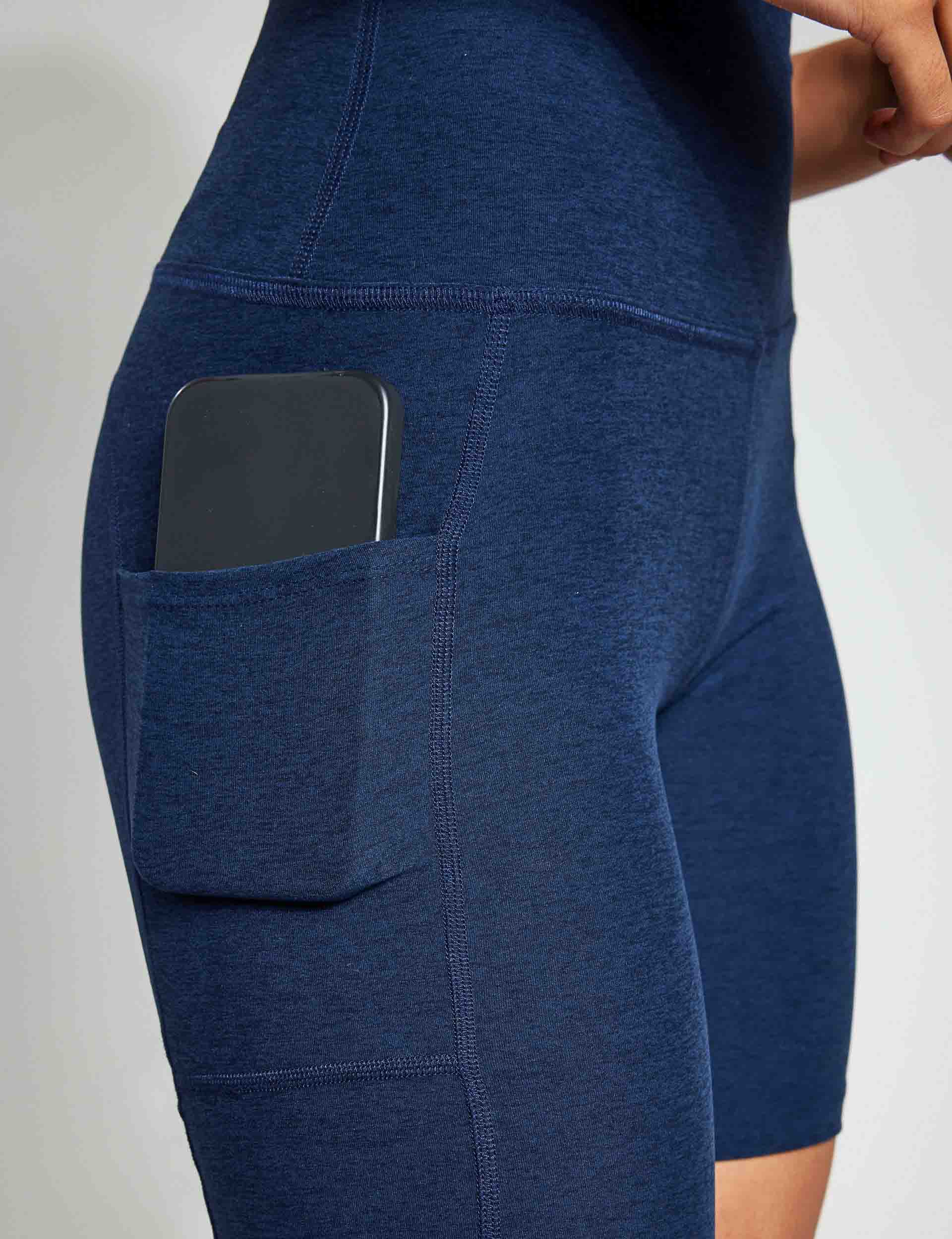 Spacedye Team Pockets Biker Short - Nocturnal Navy - Image 4