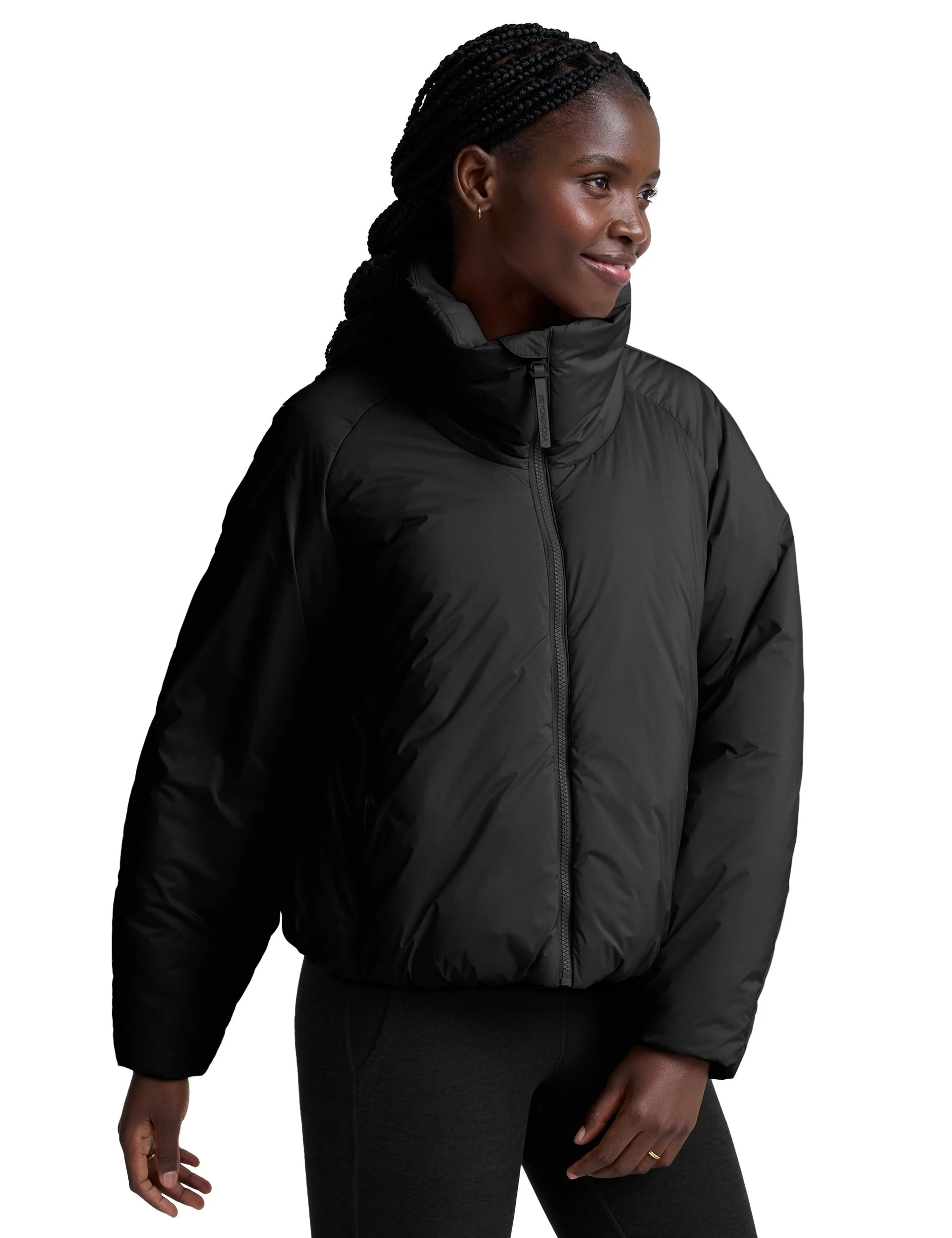 Warm Up Puffer Jacket - Black - Image 2