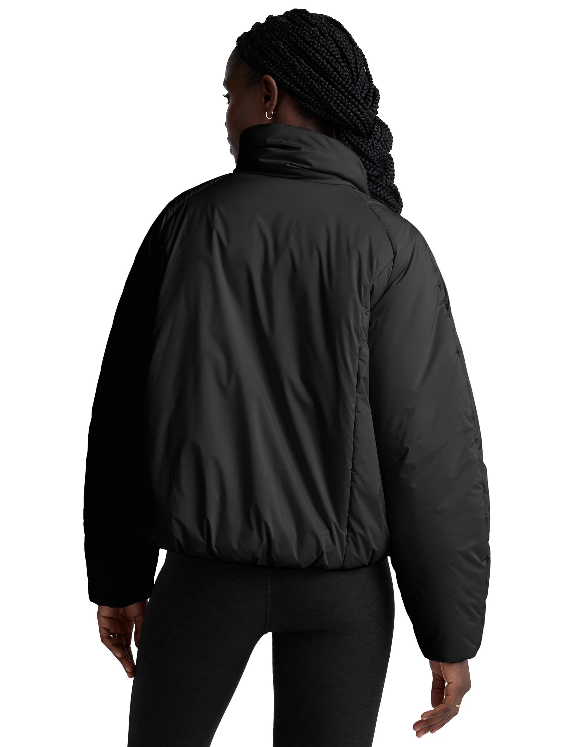 Warm Up Puffer Jacket - Black - Image 3