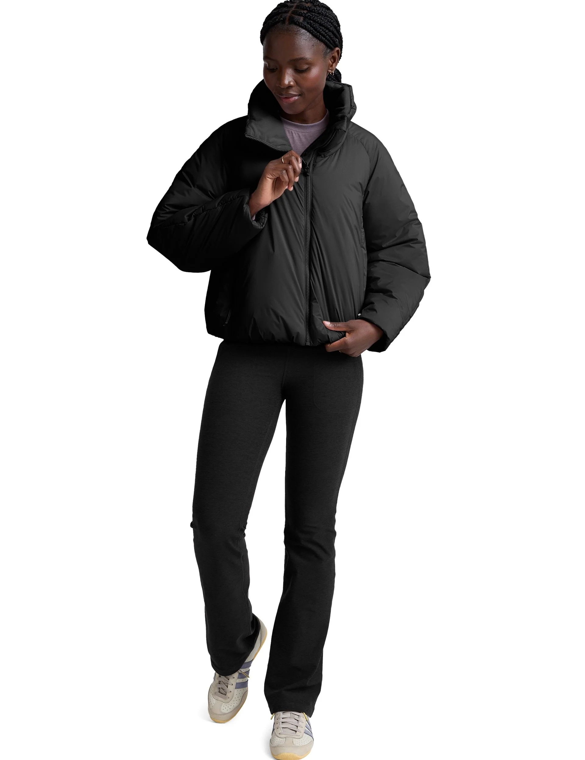 Warm Up Puffer Jacket - Black - Image 4