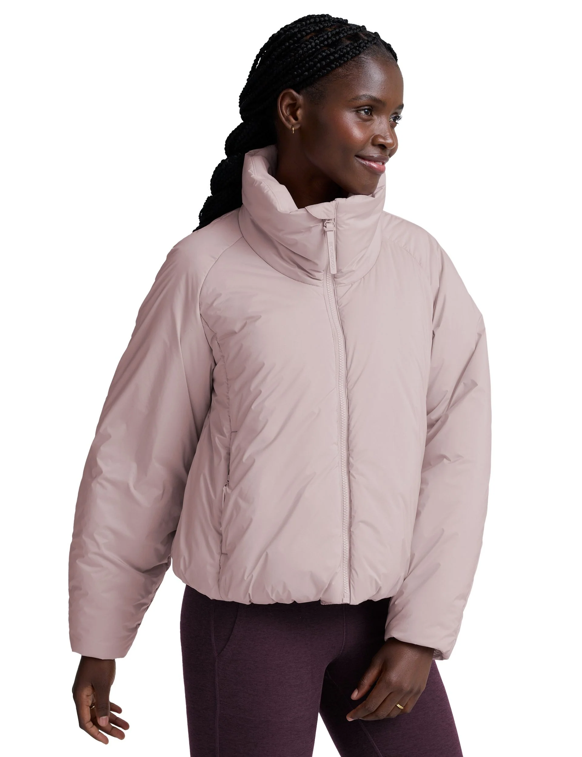Warm Up Puffer Jacket - Pale Pink - Image 2