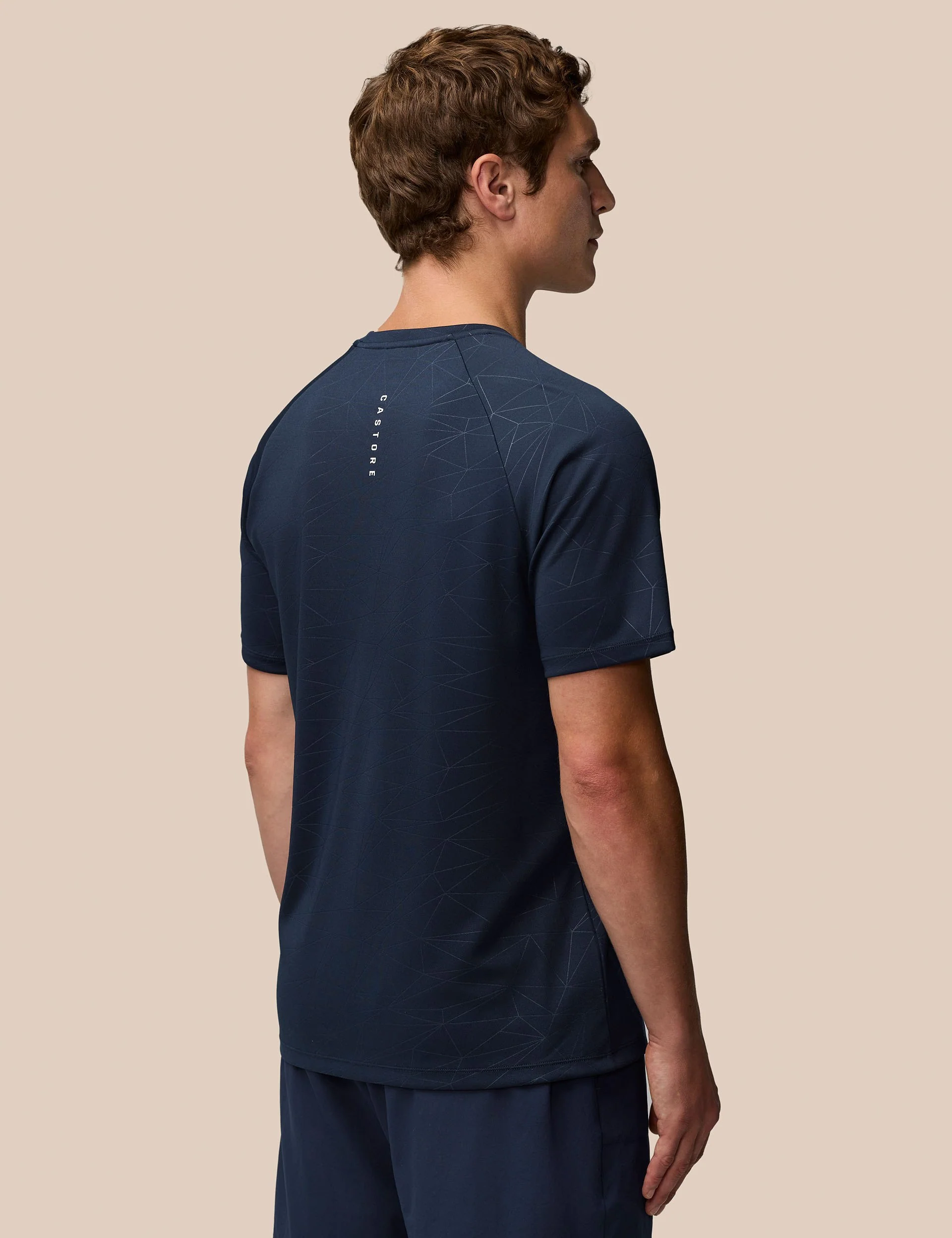 Aop Short Sleeve T-Shirt - Midnight Navy/White - Image 2