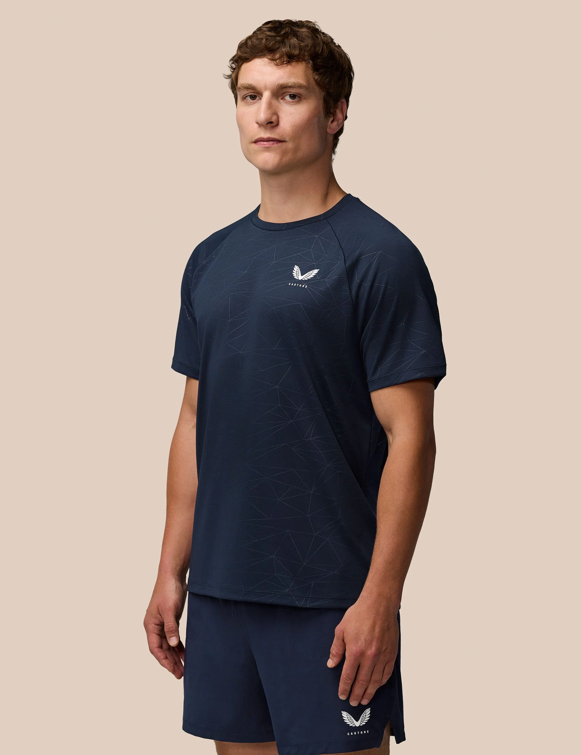 Aop Short Sleeve T-Shirt - Midnight Navy/White - Image 5