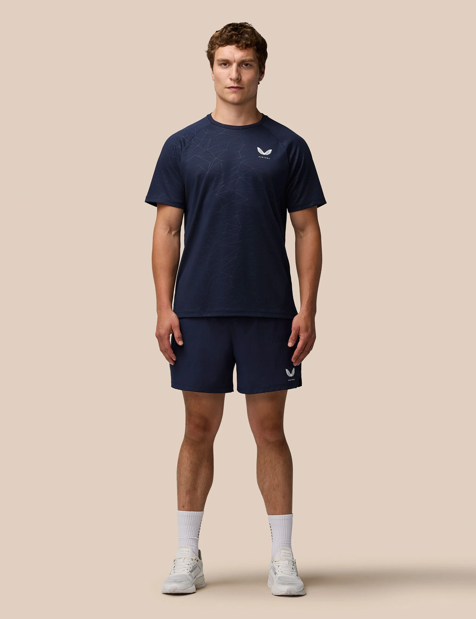 Aop Short Sleeve T-Shirt - Midnight Navy/White - Image 6