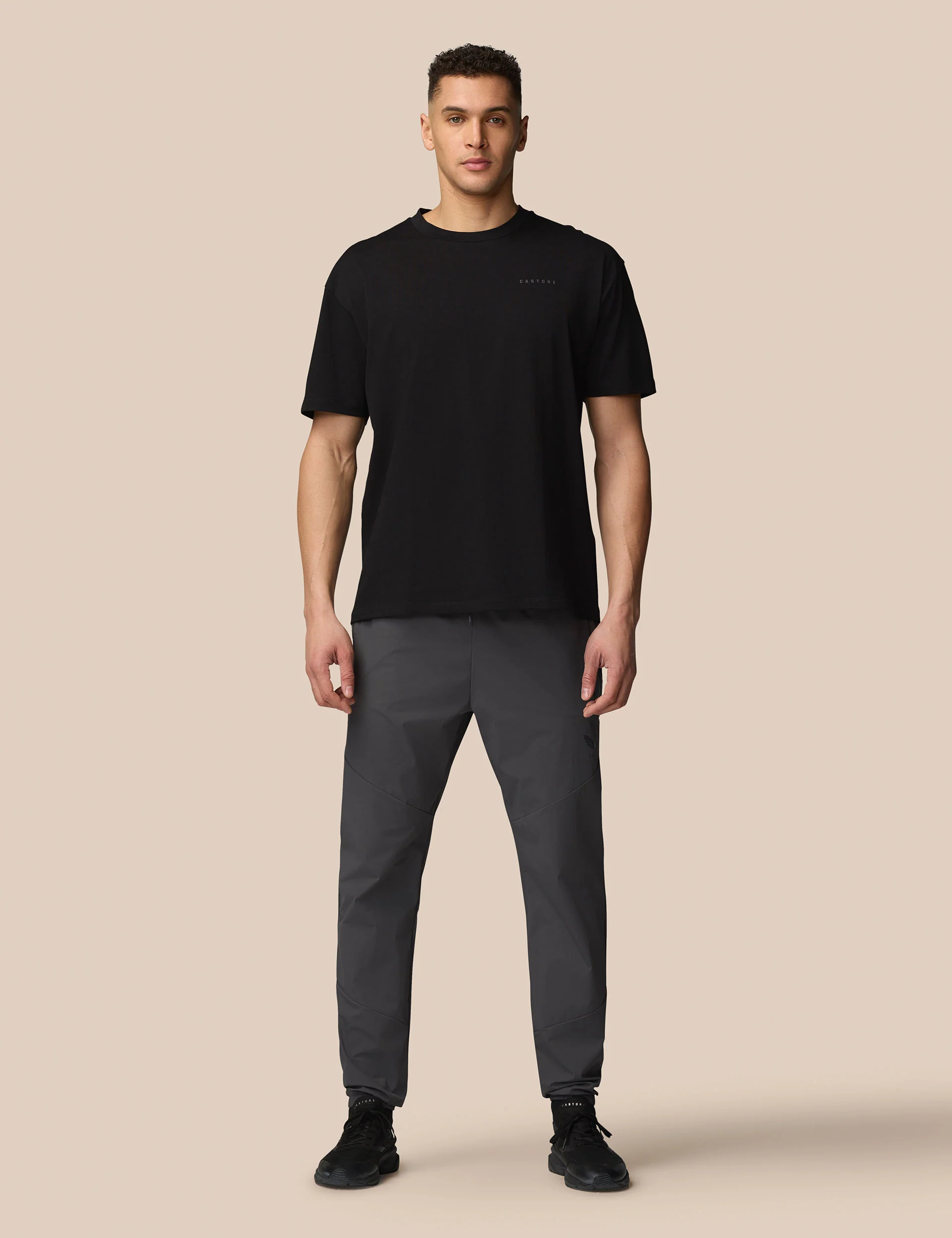 Classic Set - Woven Jogger - Gunmetal/Black - Image 4
